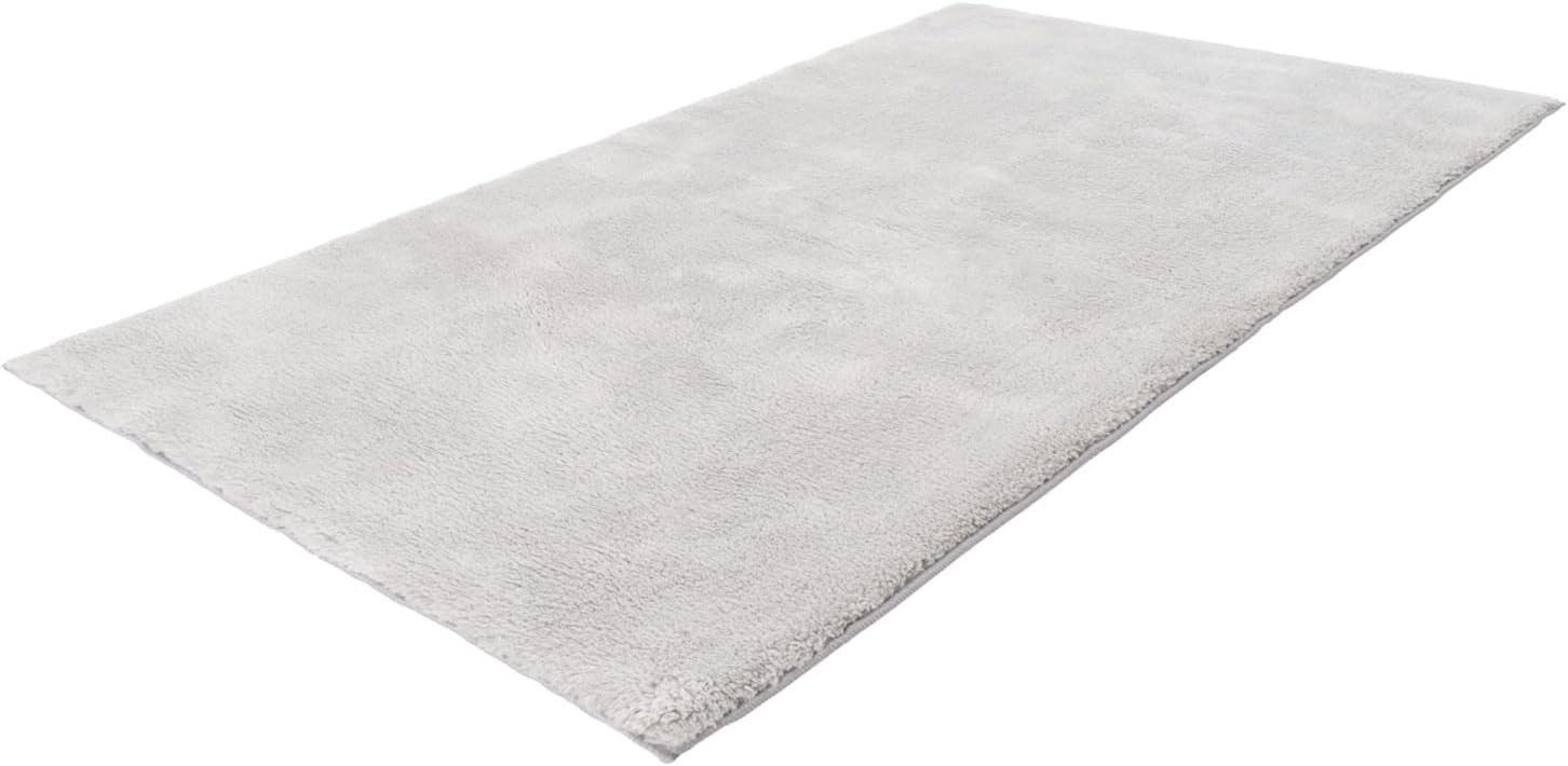 Carpet City Badematte PURE500, Badteppich uni, Höhe 16 mm, rutschhemmend beschichtet, schnell trocknend, Polyester, Teppich Badezimmer, Badvorleger, Anti-Rutsch, Waschbar, Duschmatte