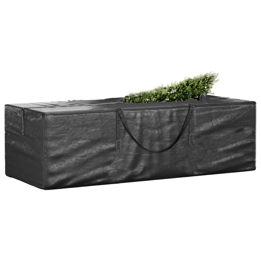 vidaXL Gartenmöbel-Schutzhülle Weihnachtsbaumtasche Schwarz 135x40x55 cm Po günstig online kaufen