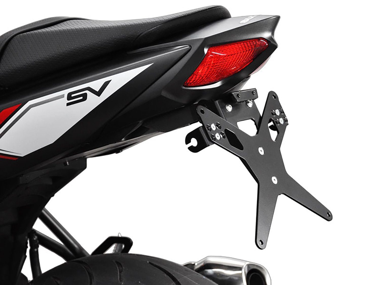 ZIEGER Kennzeichenhalter X-Line Kennzeichenhalter kompatibel mit Suzuki SV 650