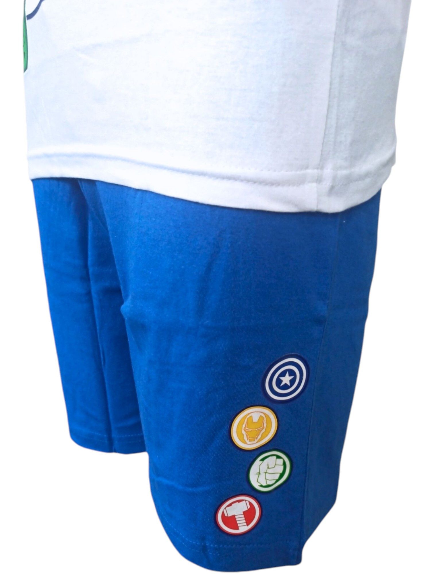 The AVENGERS Schlafanzug (2 tlg) Jungen Pyjama kurz - Shorty Gr. 104-134 cm