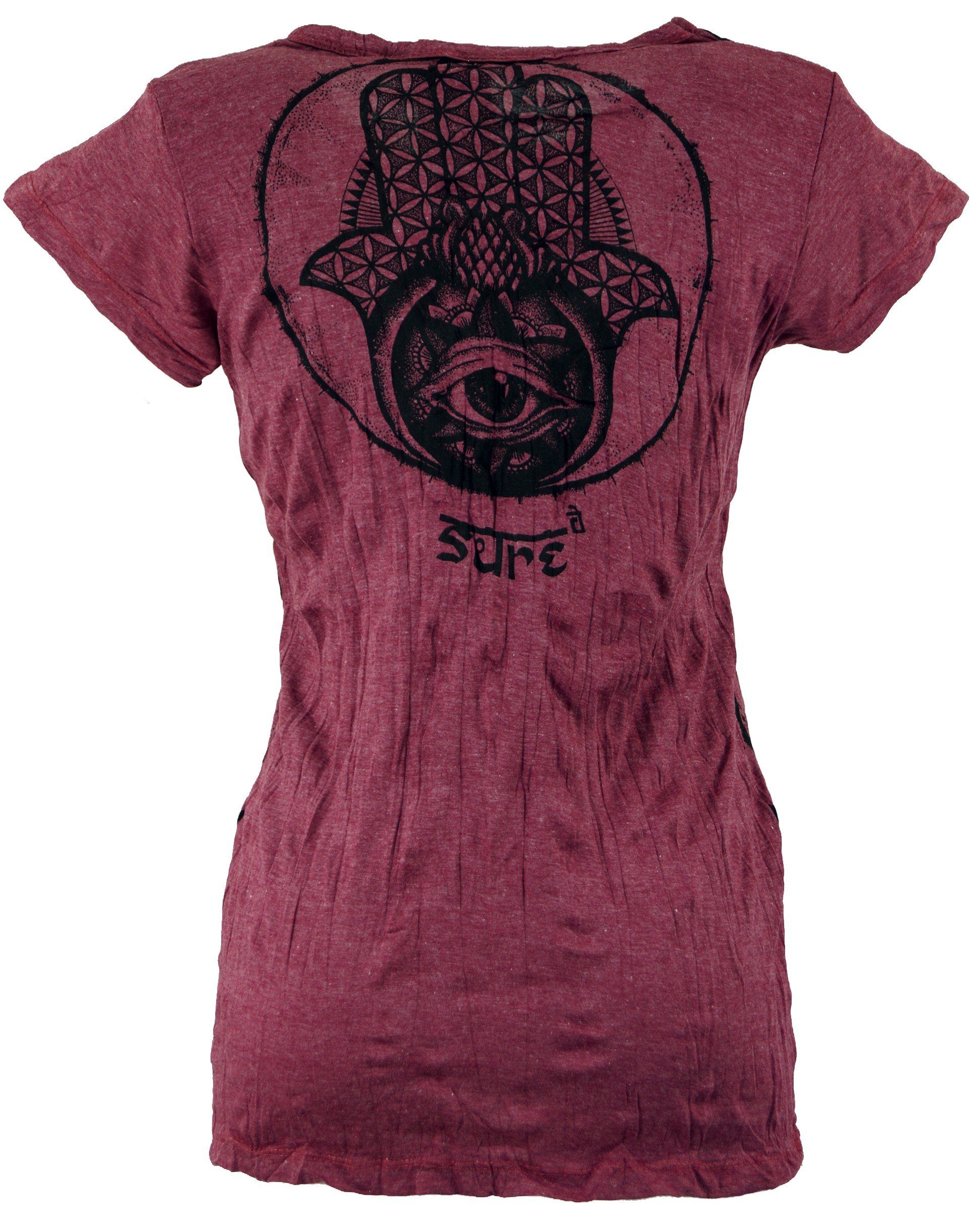 Guru-Shop T-Shirt Sure T-Shirt Fatimas Hand günstig online kaufen