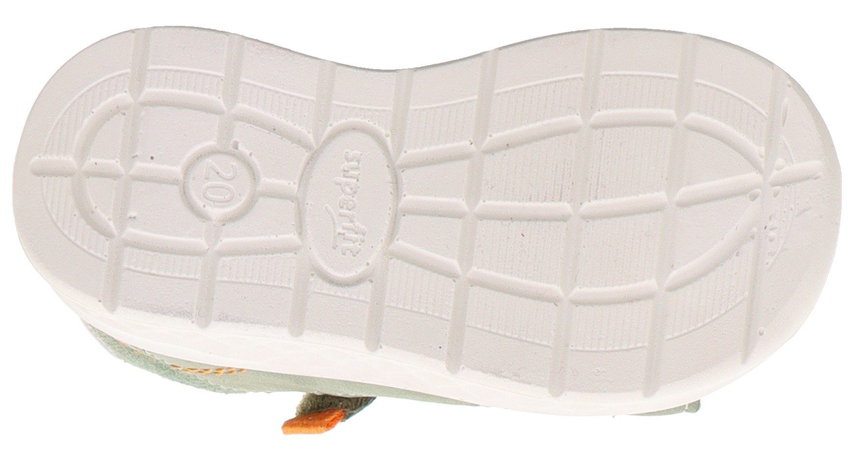 Sandale aus Materialien LAGOON umweltschonenden ressourcen- Superfit HELLGRÜN/ORANGE und WMS: Mittel