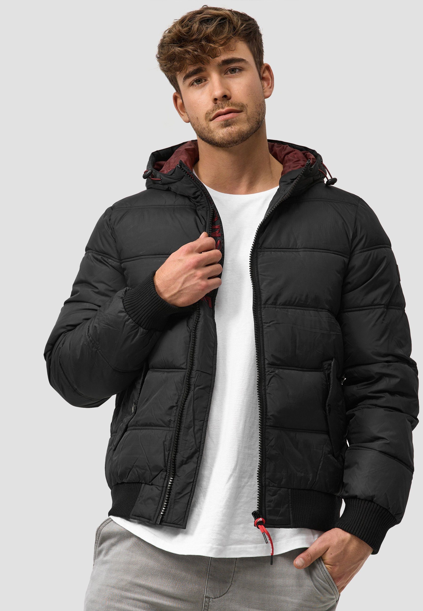 Indicode Winterjacke Adrian ZA Black