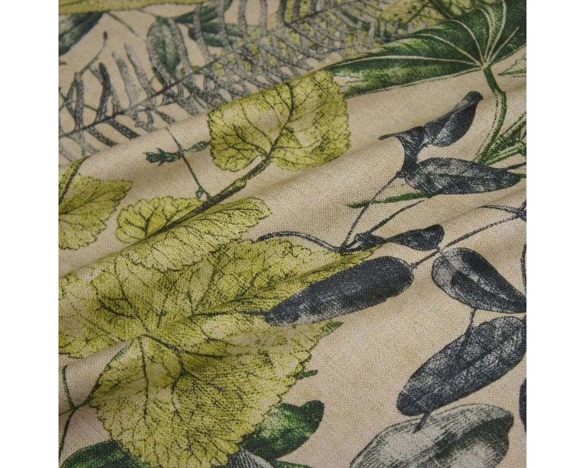 Thumbnail - Stofferia Stoff Dekostoff Leinenviskose Madagascar Forest, Breite 137 cm, Meterware