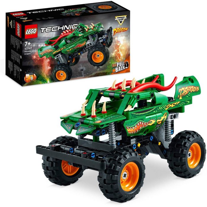 LEGO® Konstruktionsspielsteine Monster Jam™ Dragon™ (42149) LEGO® Technic (217 St) Made in Europe