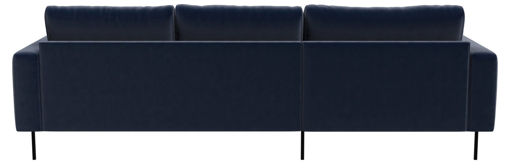 ebuy24 Sofa Rouge 2,5-Sitzer-Sofa mit.//Dunkelblau//Linksgewen Dunkelblau//Linksgewendet