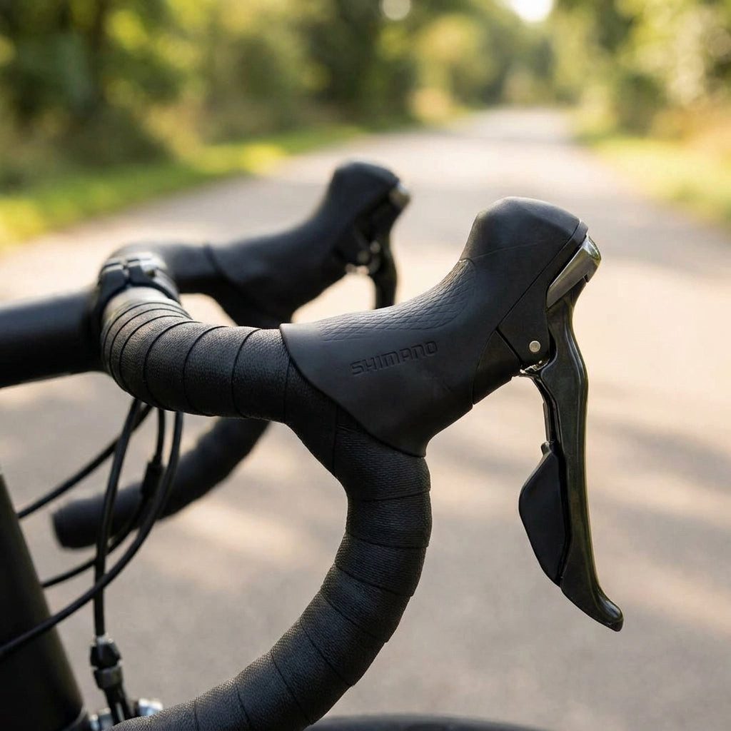 Shimano Schalthebel SHIMANO Griffgummi Paar ST-6800 Schwarz - ergonomischer Ersatz für STI
