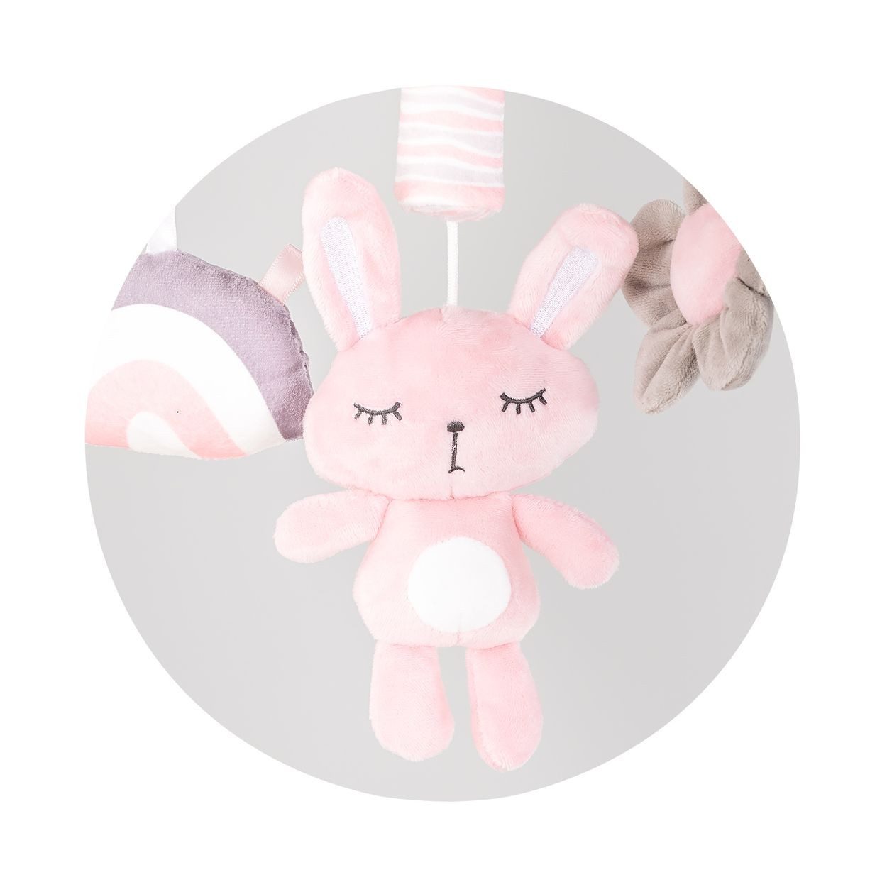 Chipolino Mobile Musik Mobile sleeping Rabbit, Lautstärkeregelung Melodien Regenbogen