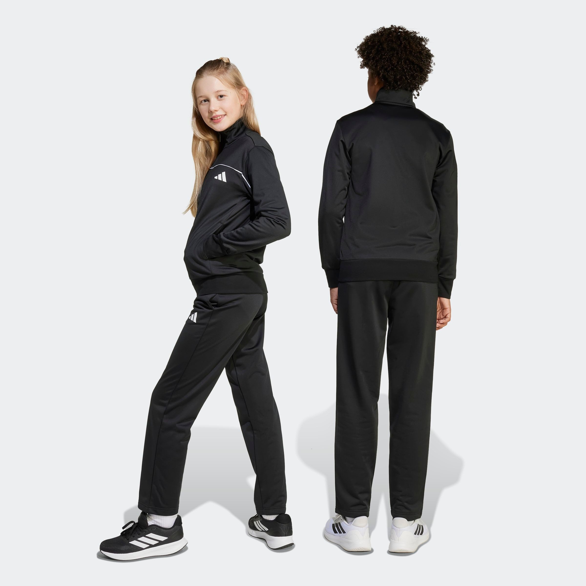 adidas Sportswear Trainingsanzug J CP TR TS (2-tlg), für Kinder und Teens, zweiteiliges Set, mit Stehkragen
