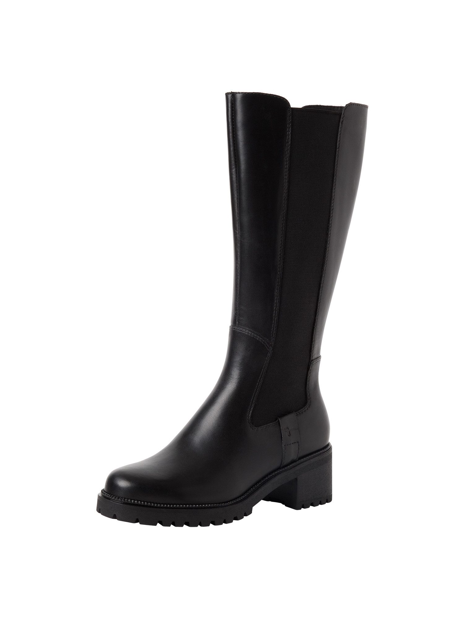 Tamaris TOUCH-IT aus Leder Blockabsatz 1-25600-47 Stiefel TOUCH-IT