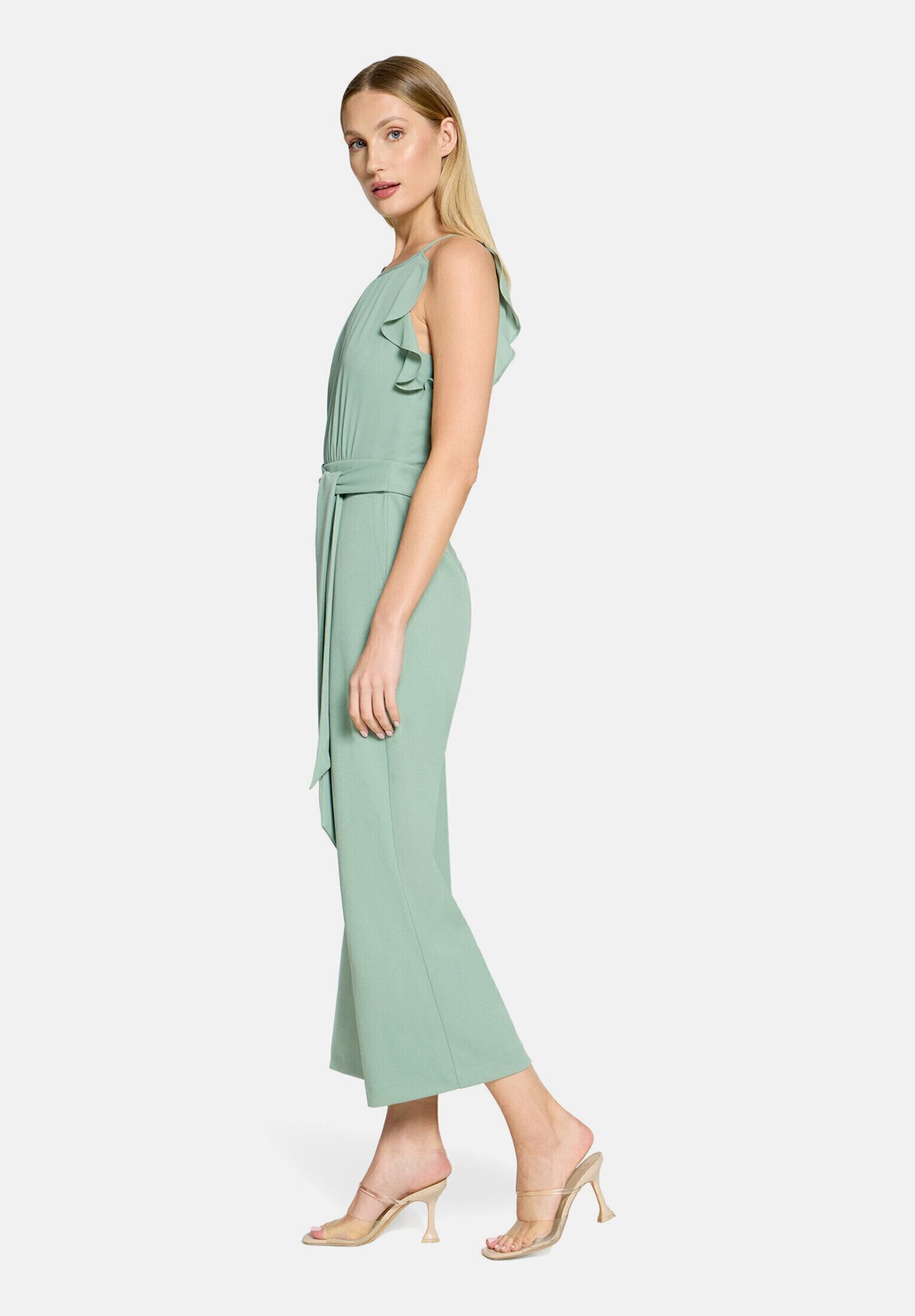 Vera Mont Overall Damen mit Volant (1-tlg) Bindeband