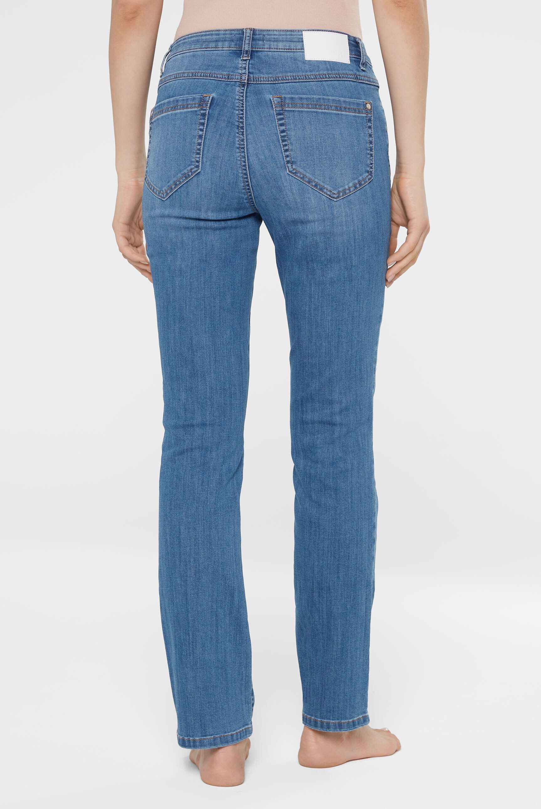 SENSES.THE LABEL Regular-fit-Jeans mit verkürztem Bein