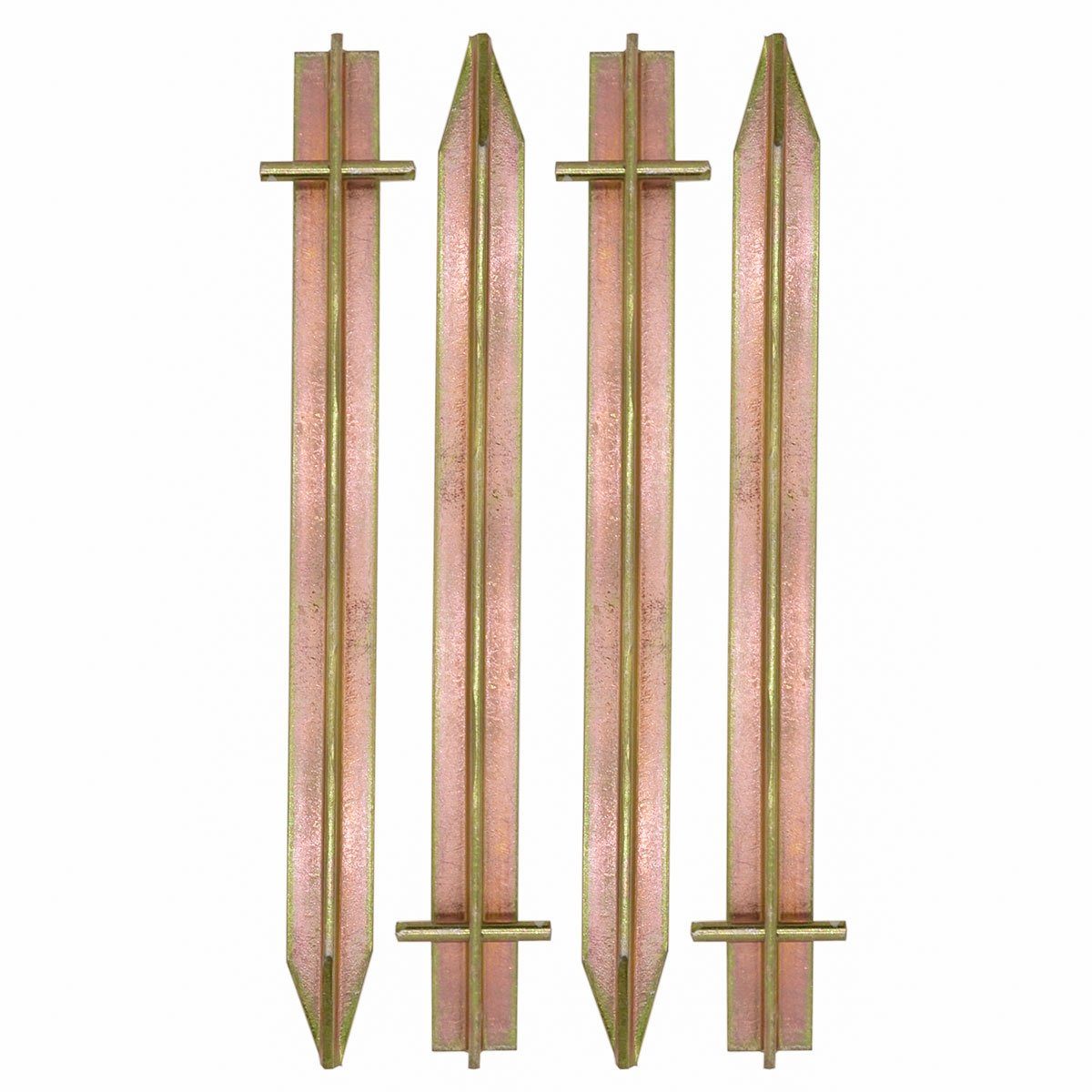 Zelthering Massiv XL 4 Stahl Erdnägel T-Profil Zelt-Heringe