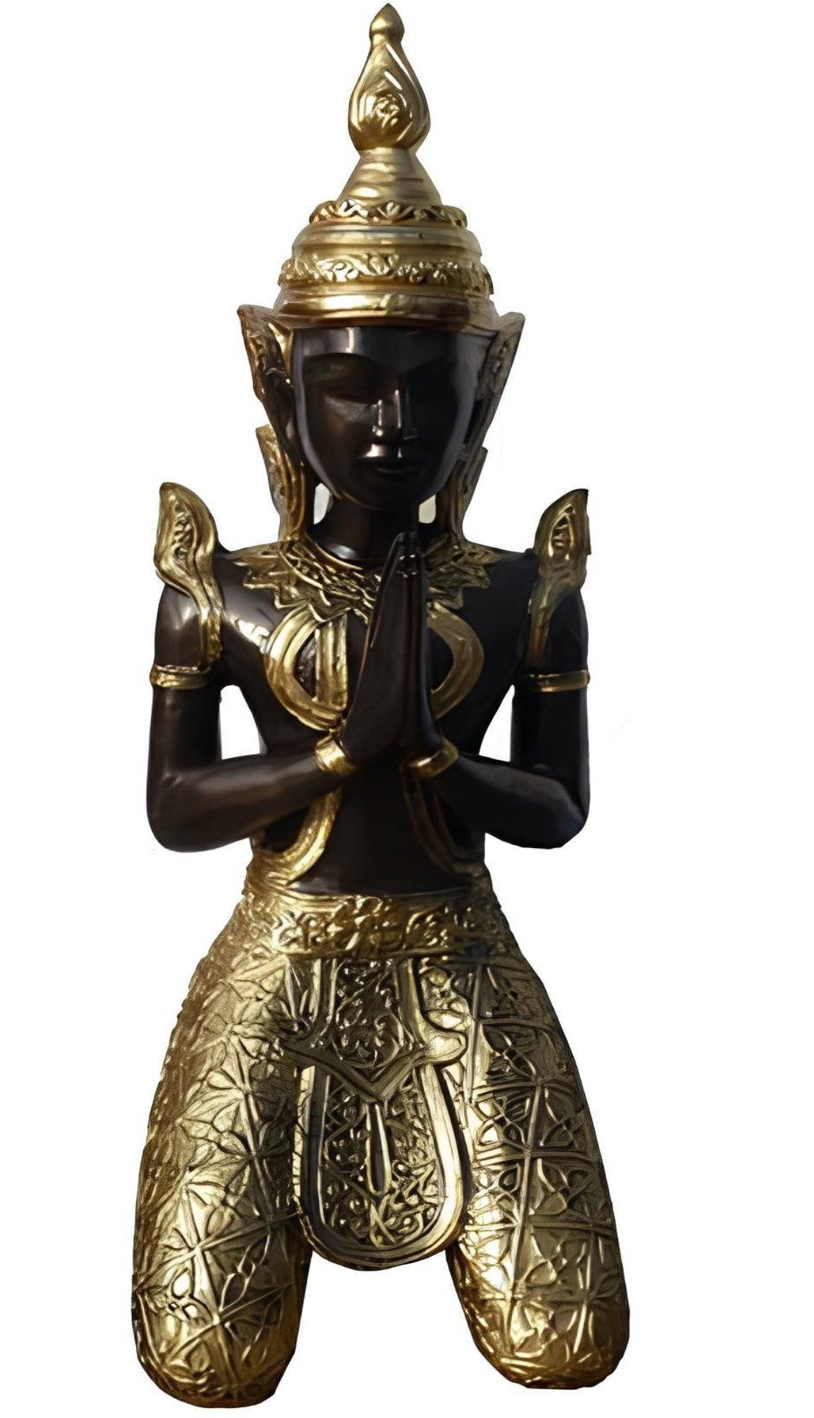 Xlmoebel Buddhafigur Detailreiche Buddha Statue aus Malaysia in edler Handwerkskunst (Skulptur), Hergestellt in Europa