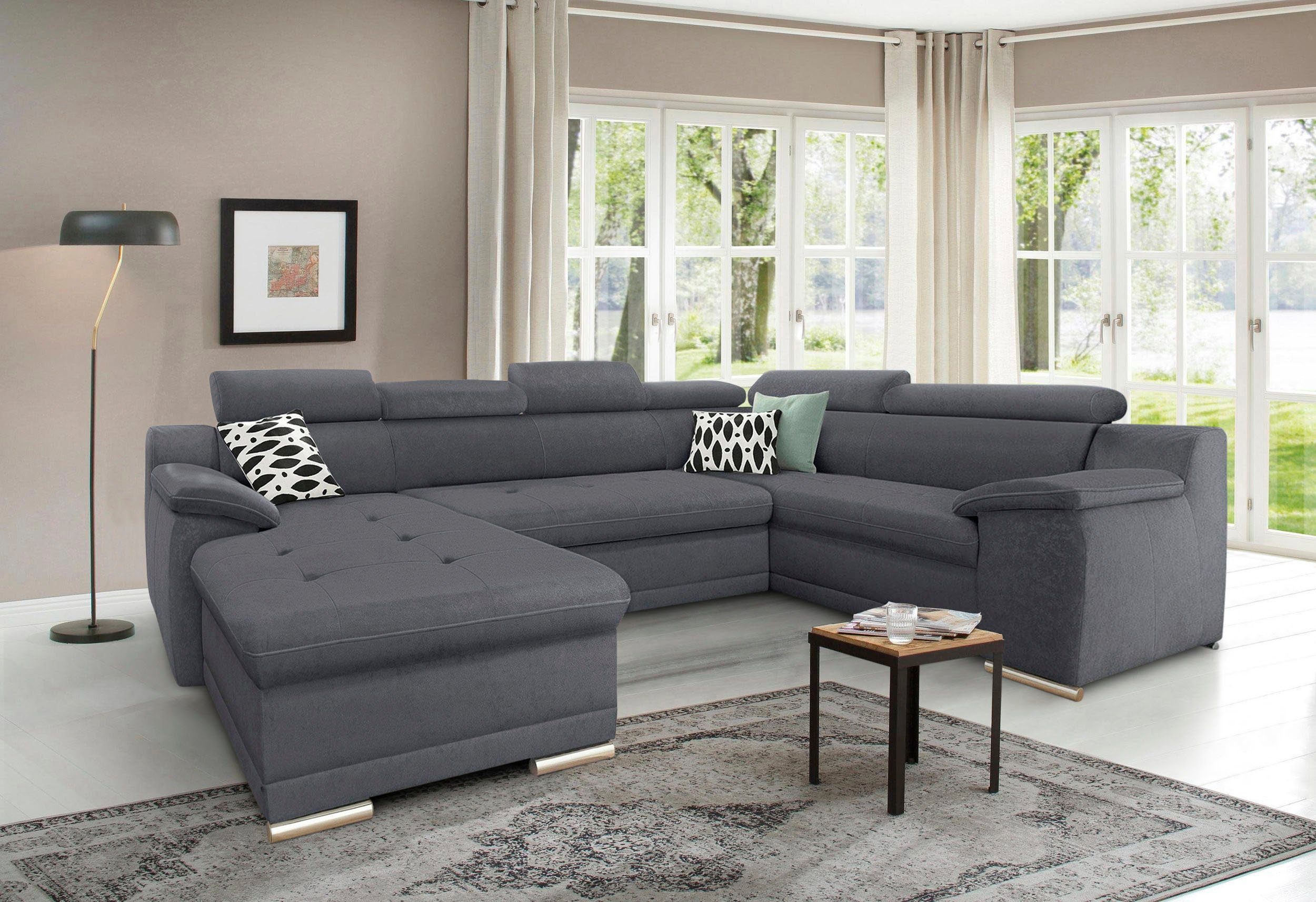 sit&more Wohnlandschaft Andiamo U-Form, mit Kopfteilverstellung, wahlweise günstig online kaufen