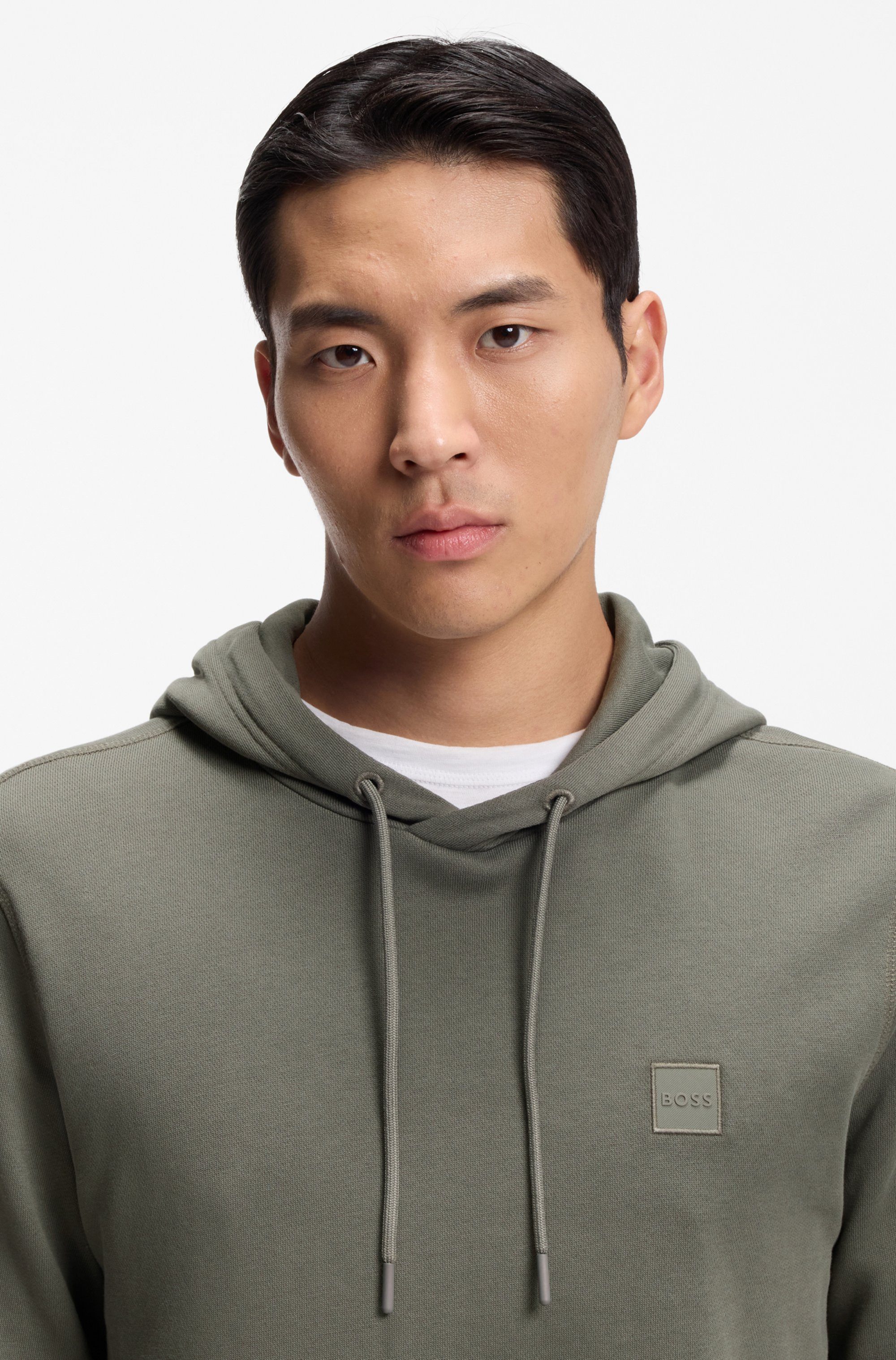 BOSS ORANGE Kapuzensweatshirt Wetalk mit gesticktem BOSS Markenlabel – Bild 5 von 5