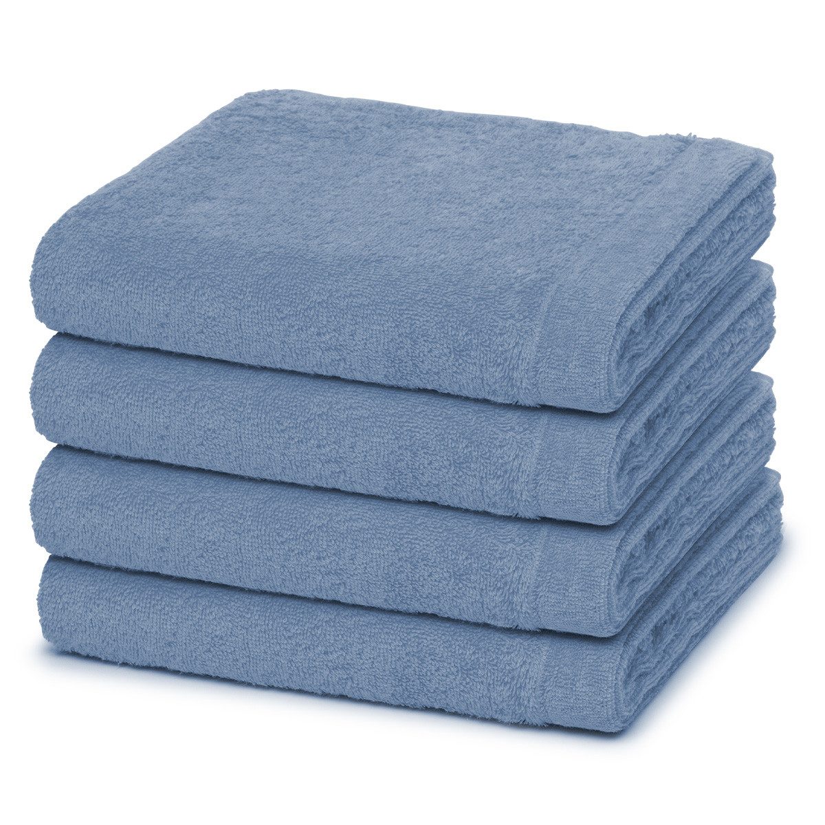 Cawö Handtuch Set Lifestyle, Walkfrottee (Spar-Set, 4-St), 4 X Handtuch im Set - Baumwolle - Saugstark