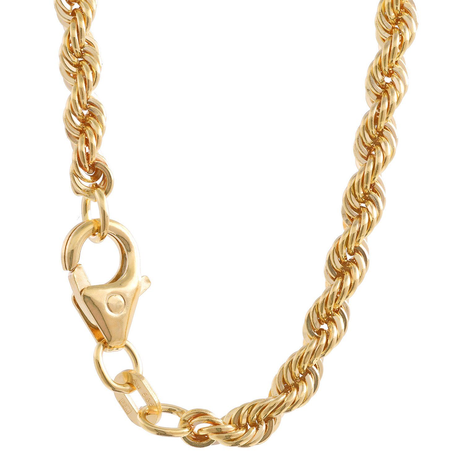 HOPLO Goldkette Goldkette Kordelkette Länge 50cm - Breite 3,3mm - 585-14 Ka günstig online kaufen