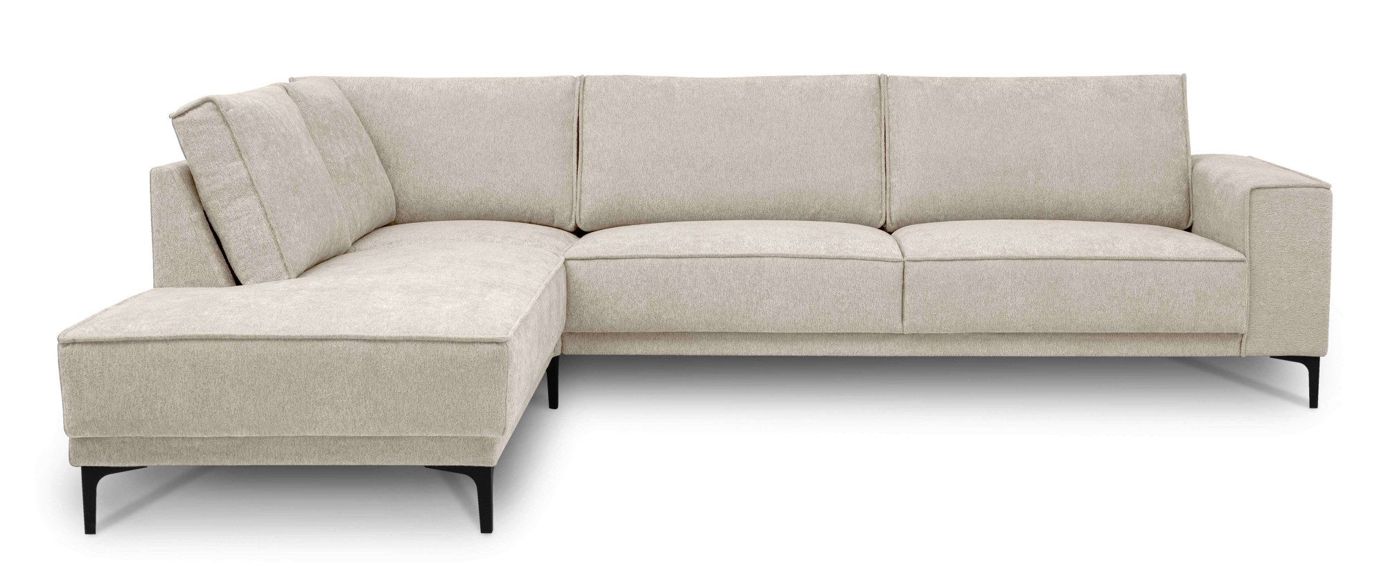 OTTO home Ecksofa "Polsterecke Oland, Struktur, Flachgewebe, Luxus-Microfas günstig online kaufen