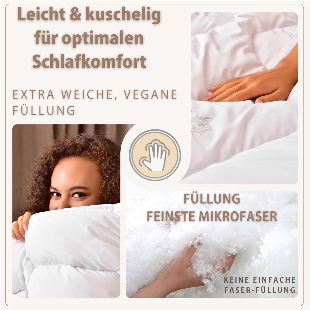 SEI Design Microfaserbettdecke SWAN Winter Bettdecke 135x200 cm Mikrofaser günstig online kaufen