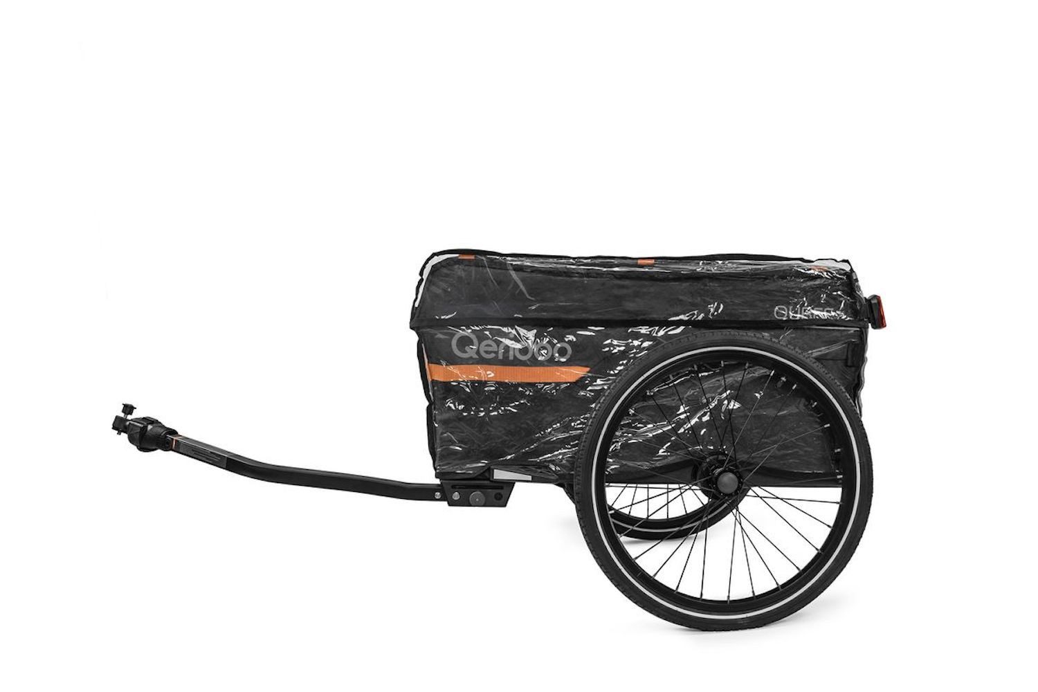 Qeridoo Fahrradlastenanhänger Regenschutz für Qubee