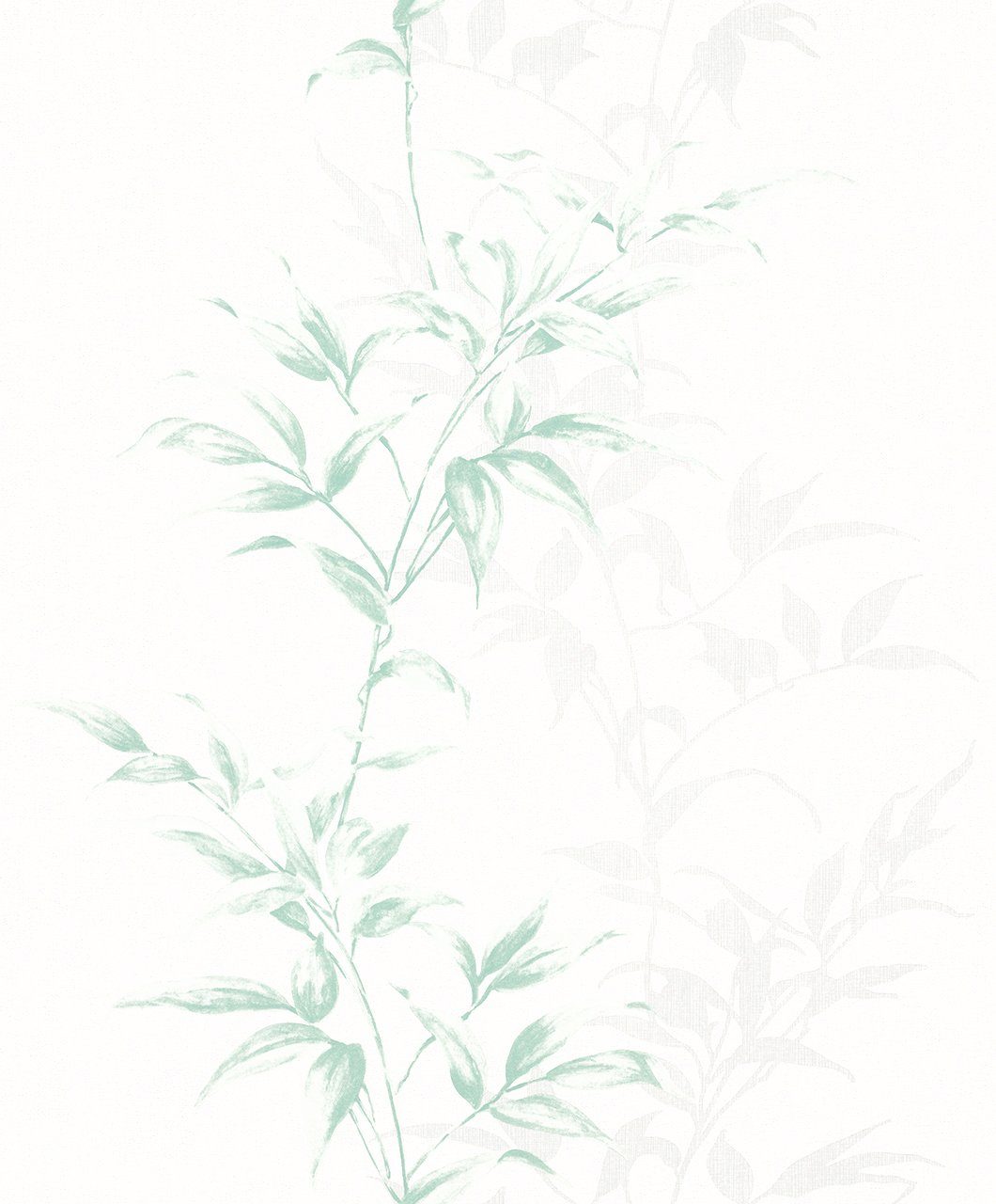 floral Marburg weiß/grün Vliestapete,