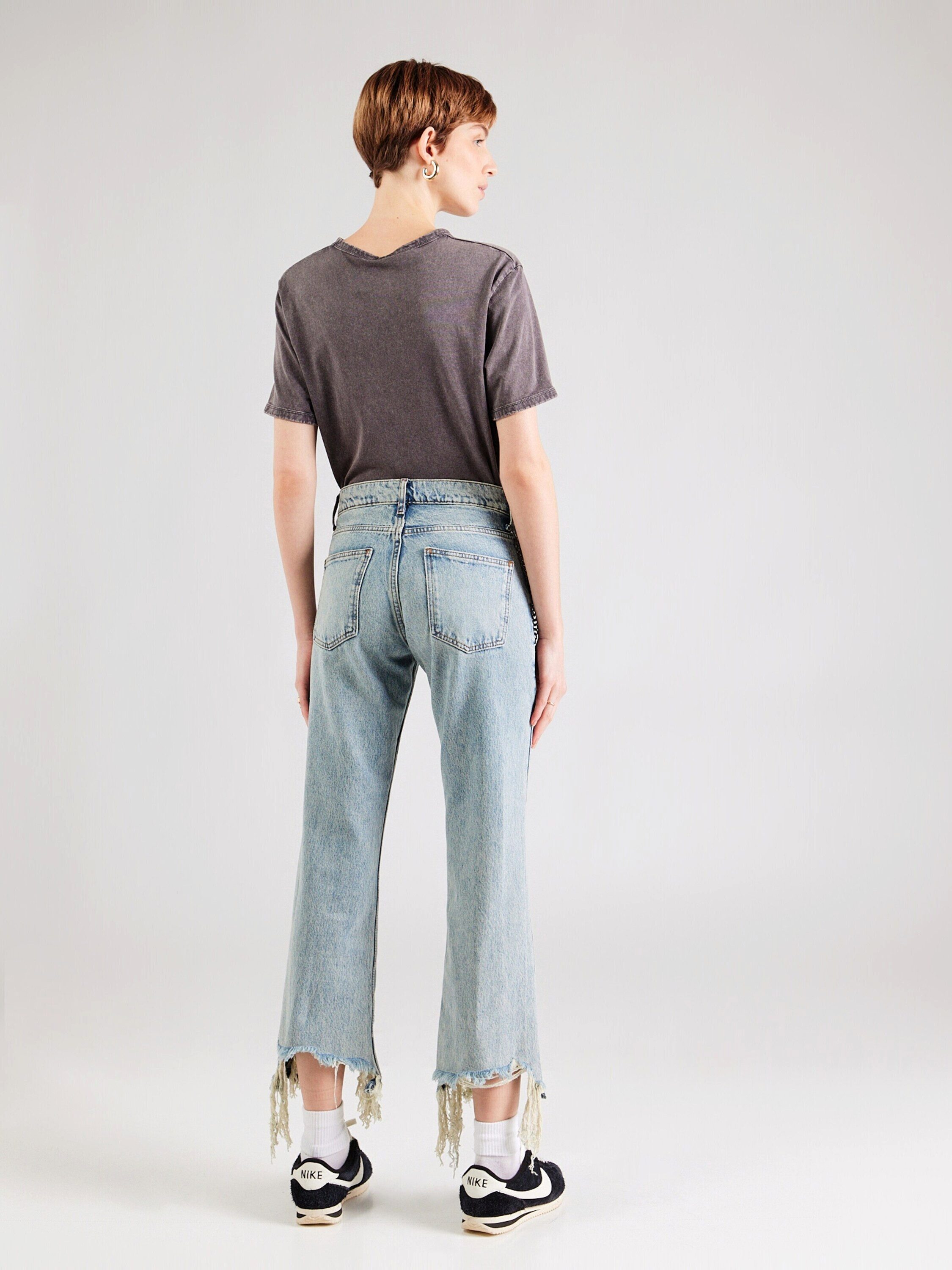 ONLY 3/4-Jeans ONLGRAND (1-tlg) Fransen