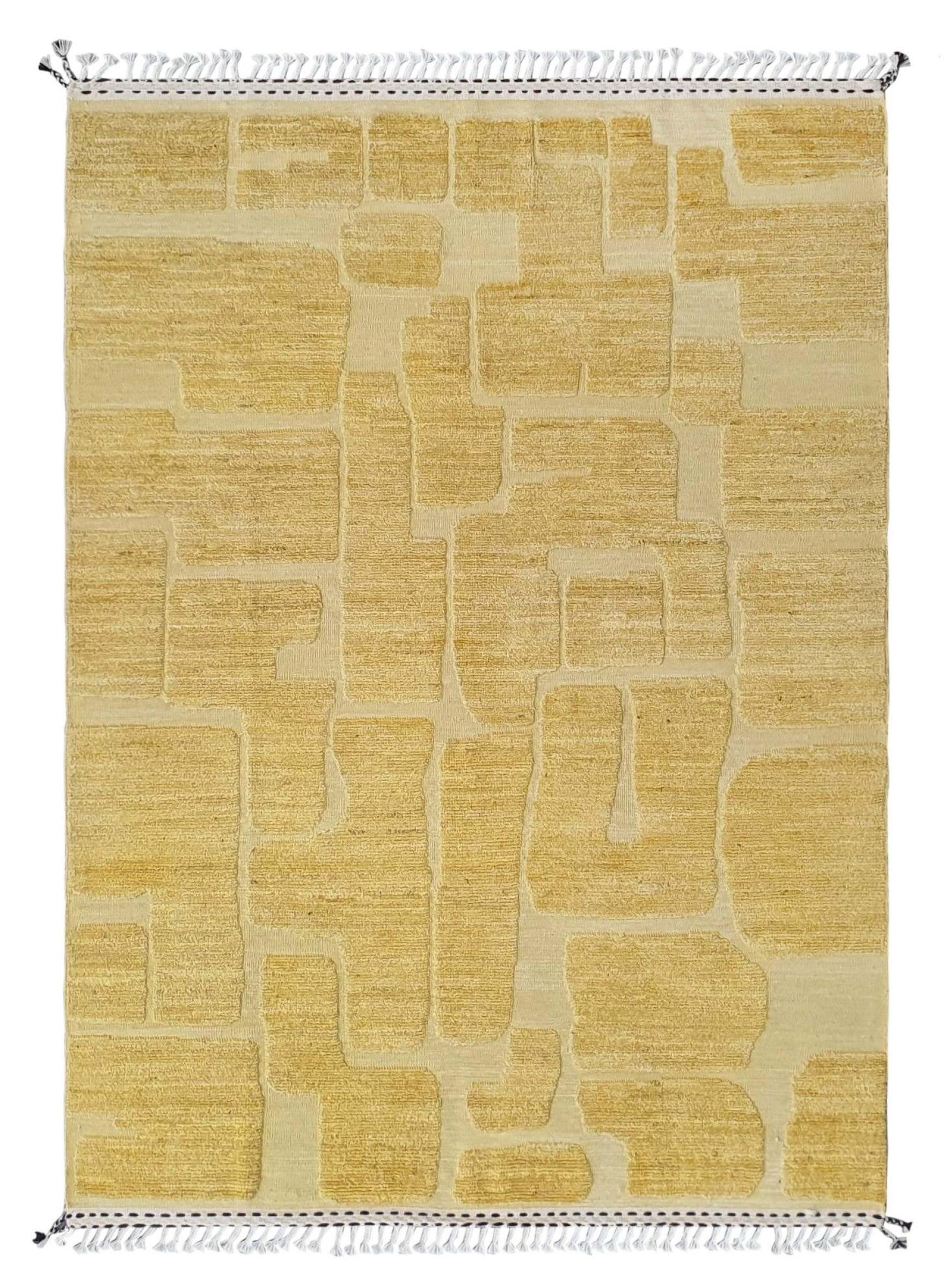 Nain Trading Designteppich Berber Maroccan 172x239 Handgeknüpfter Moderner Orientteppich, rechteckig, Höhe: 25 mm