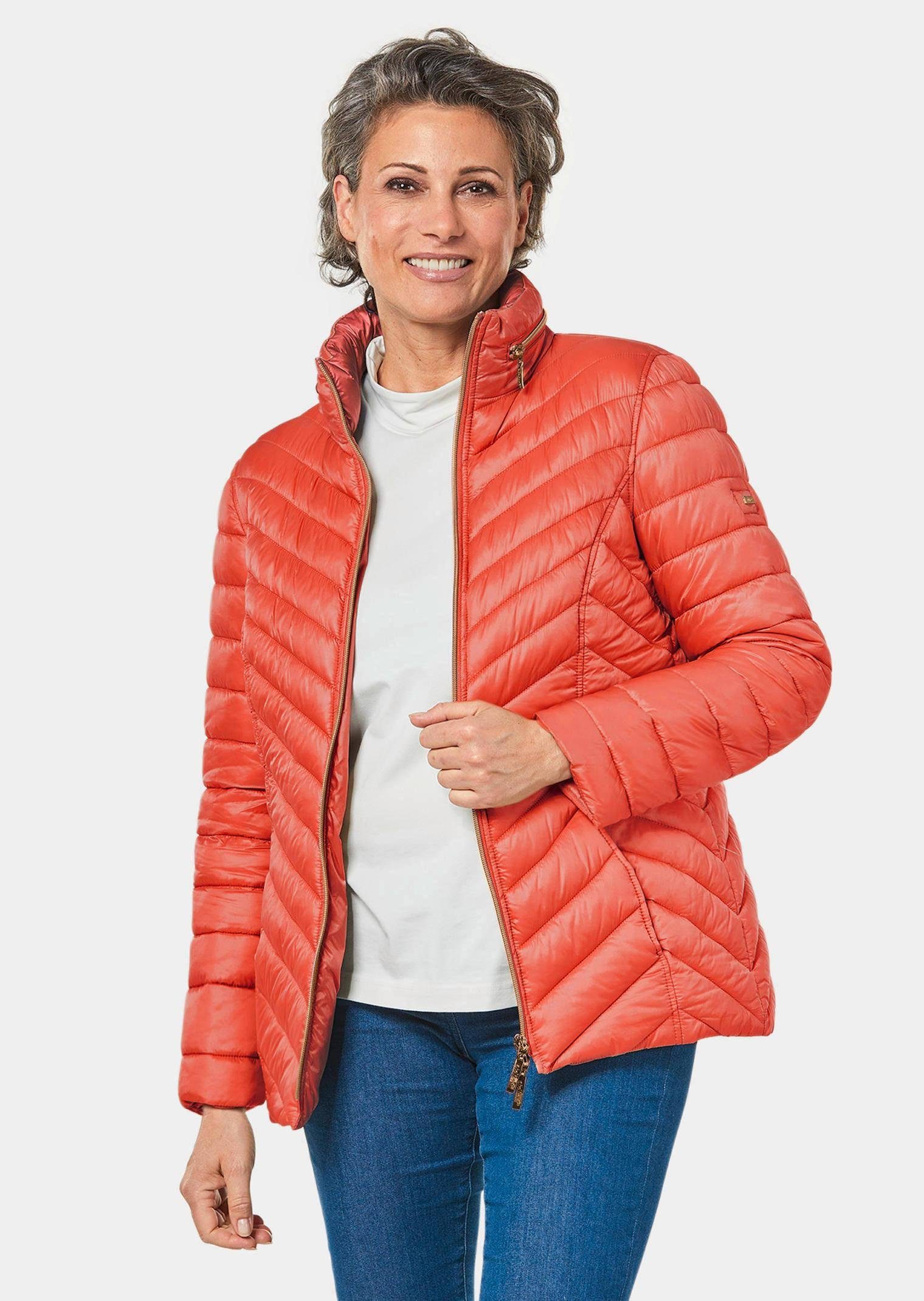 GOLDNER Steppjacke Kurzgröße: terrakotta