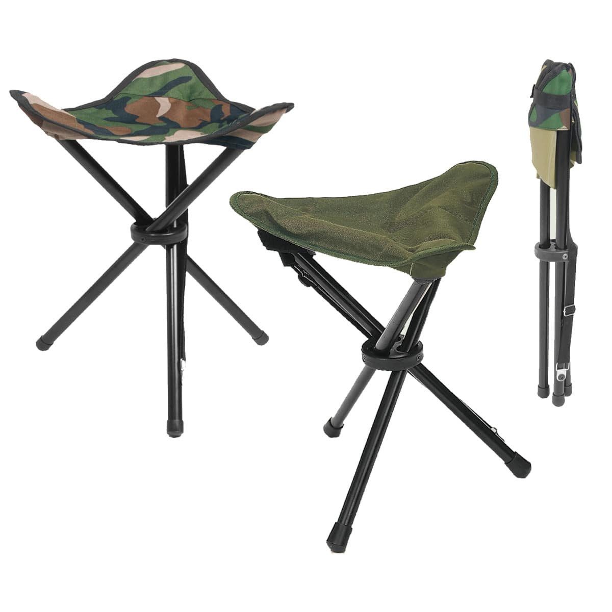 Mil-Tec Campinghocker Militär Klapphocker Dreibein günstig online kaufen