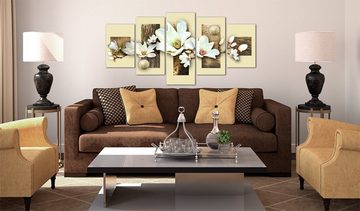Artgeist Wandbild Textur und Magnolia