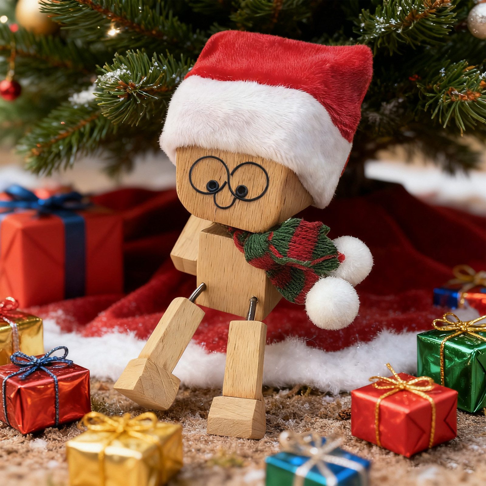 MODFU Dekofigur Holzfigur Auto Deko Schreibtisch- und Armaturenbrett-Dekora günstig online kaufen