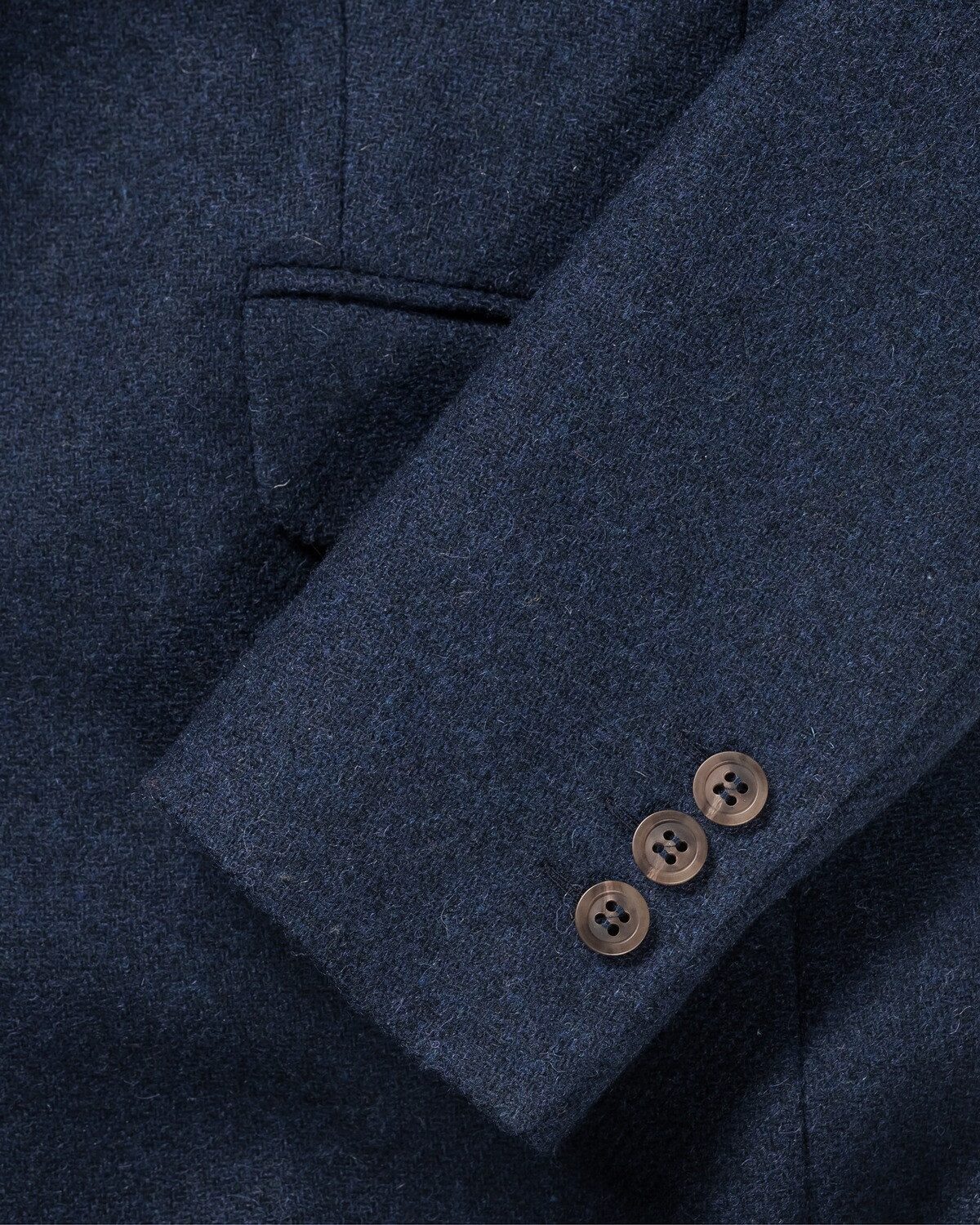 Highmoor Jackenblazer Tweedblazer mit Lodenkontrast