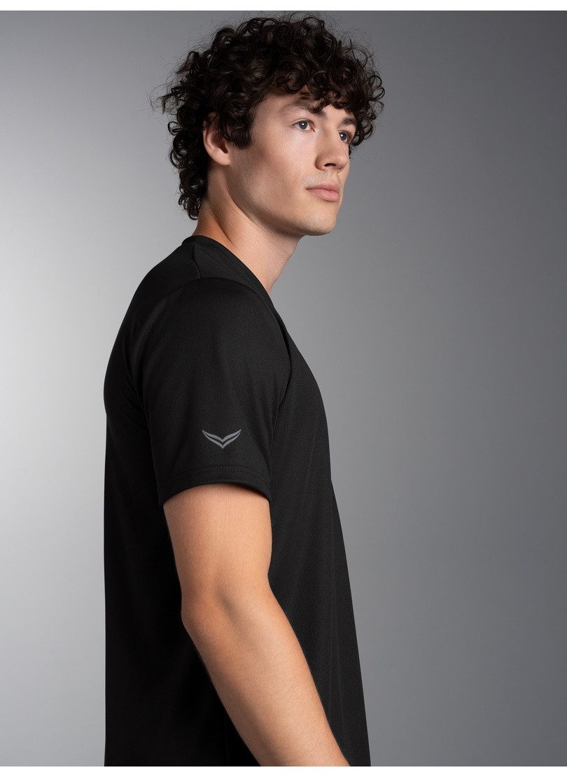 Trigema T-Shirt TRIGEMA V-Shirt COOLMAX® (1-tlg) – Bild 3 von 5