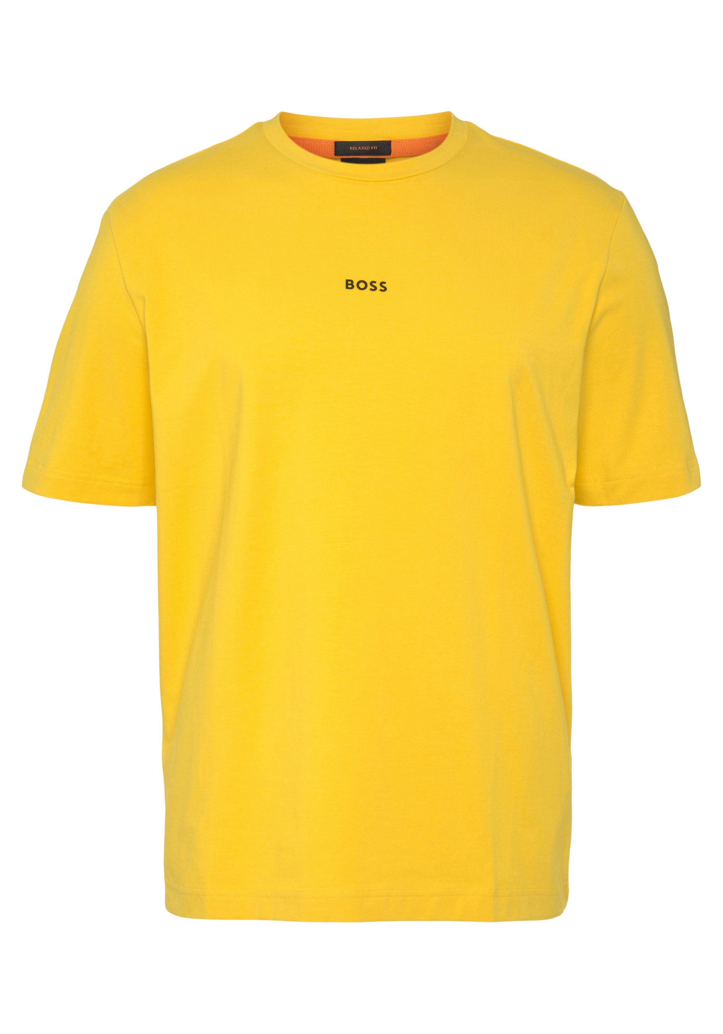 BOSS ORANGE Kurzarmshirt TChup mit BOSS-Logodruck auf der Brust