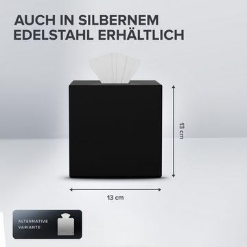 ovimar Papiertuchbox Teksmona (1 St), aus Edelstahl in Schwarz zur