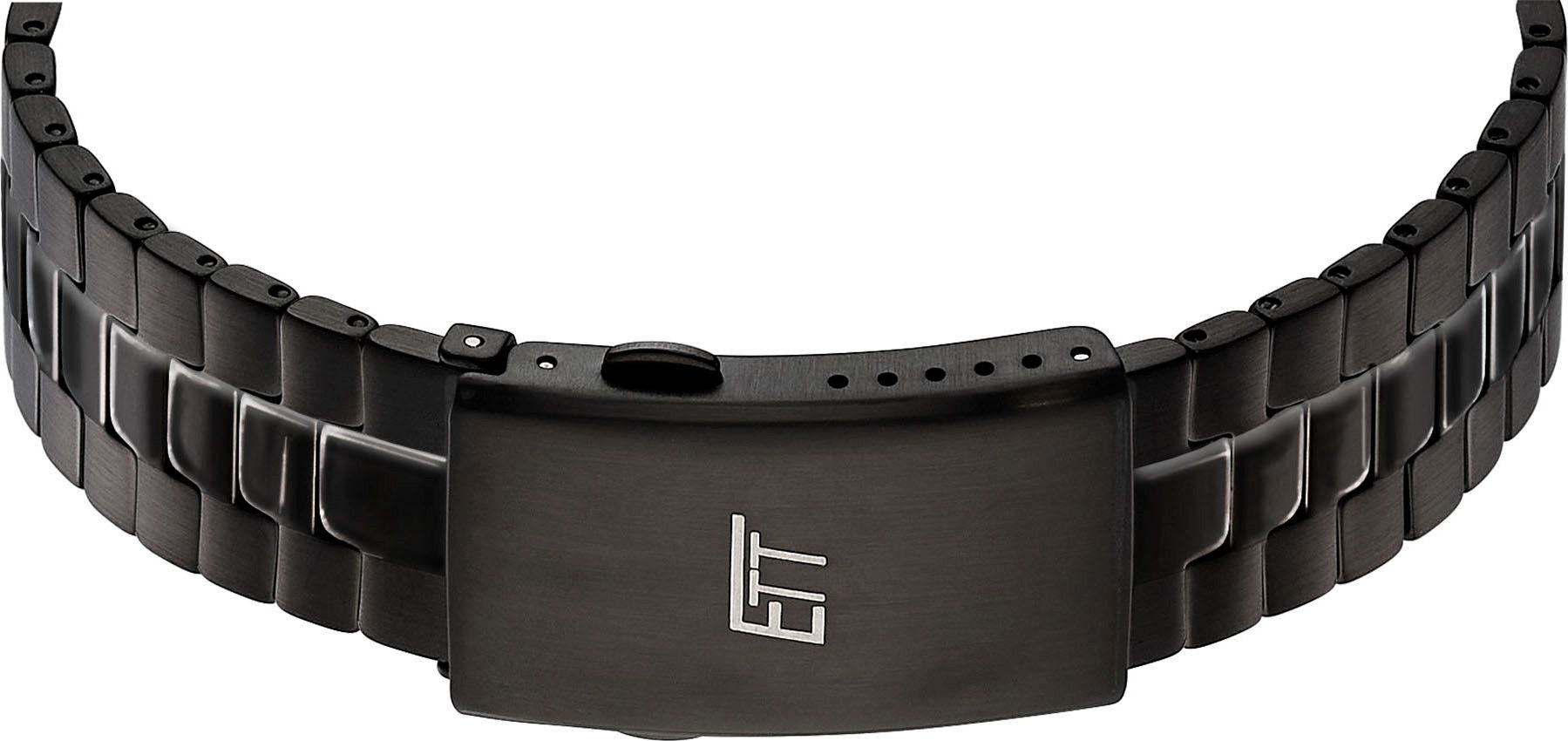 ETT Solaruhr EGS.12161-31M, Armbanduhr, Damenuhr, Herrenuhr, Partneruhr, Edelstahlarmband