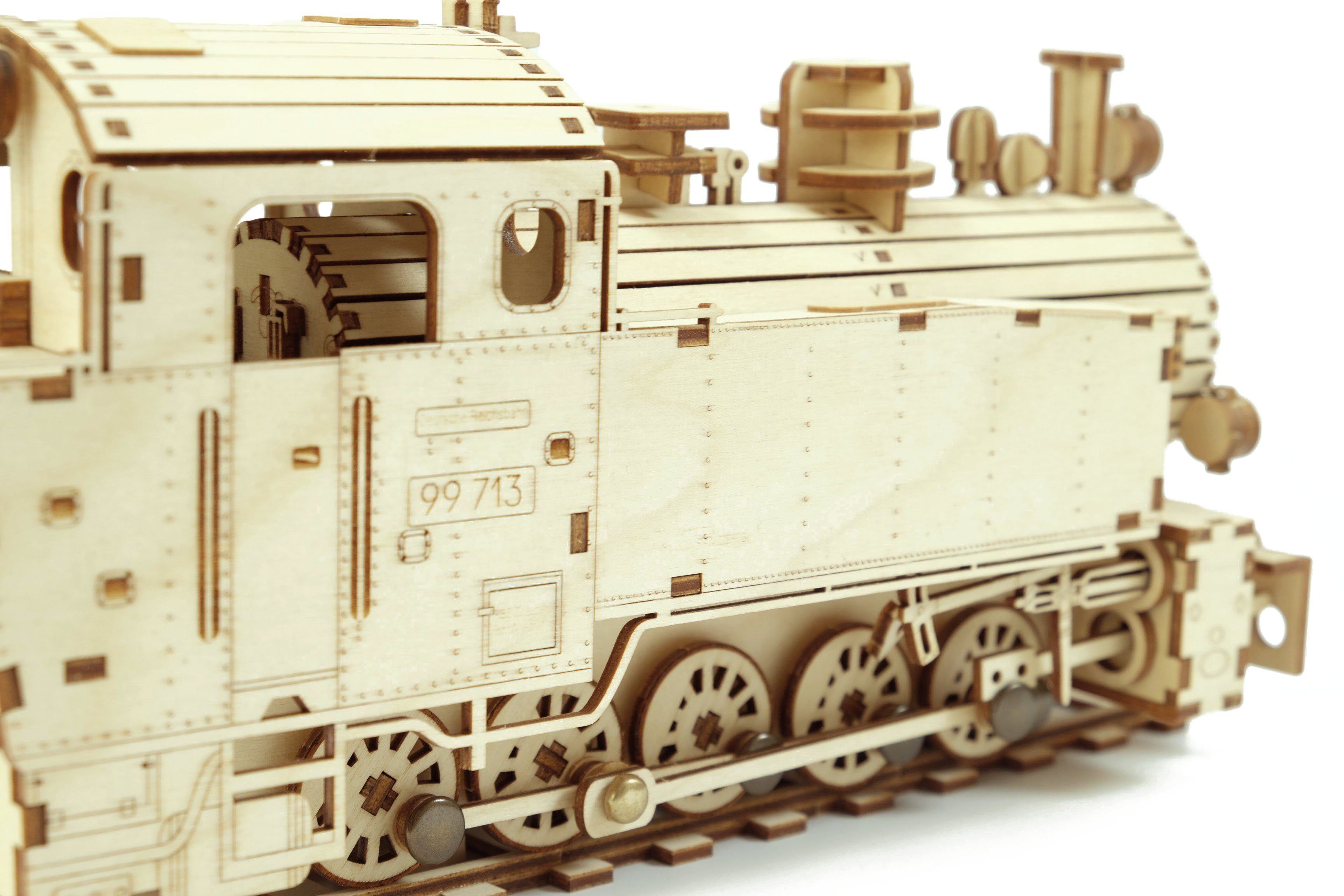 DeColibri Modellbausatz Modelleisenbahn Bausatz Männer Erwachsene Lokomotive 1:32, Maßstab 01:32, (Modellbausatz, 200-tlg), Made in Germany