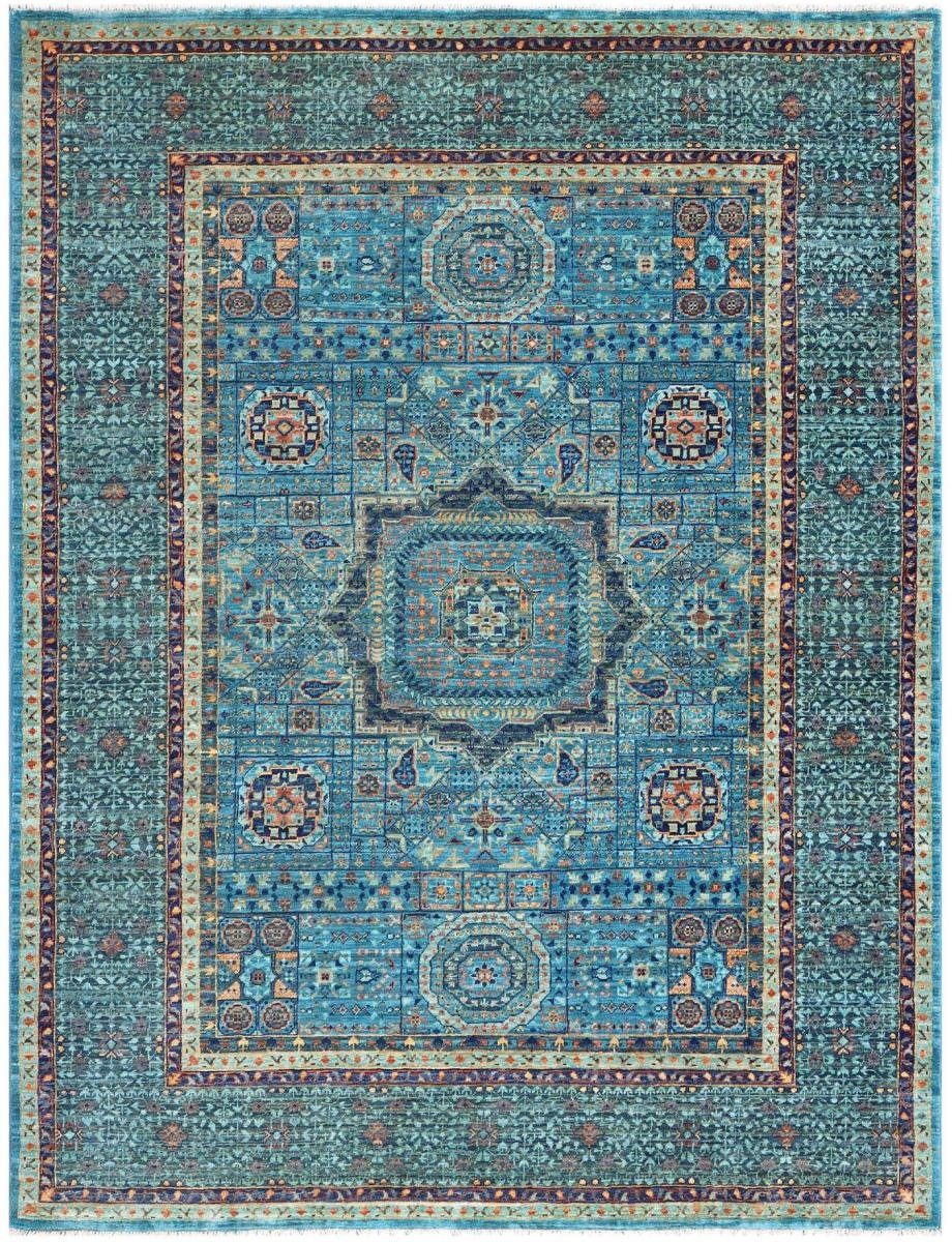 Orientteppich Mamluk 149x195 Handgeknüpfter Orientteppich, Nain Trading, rechteckig, Höhe: 6 mm
