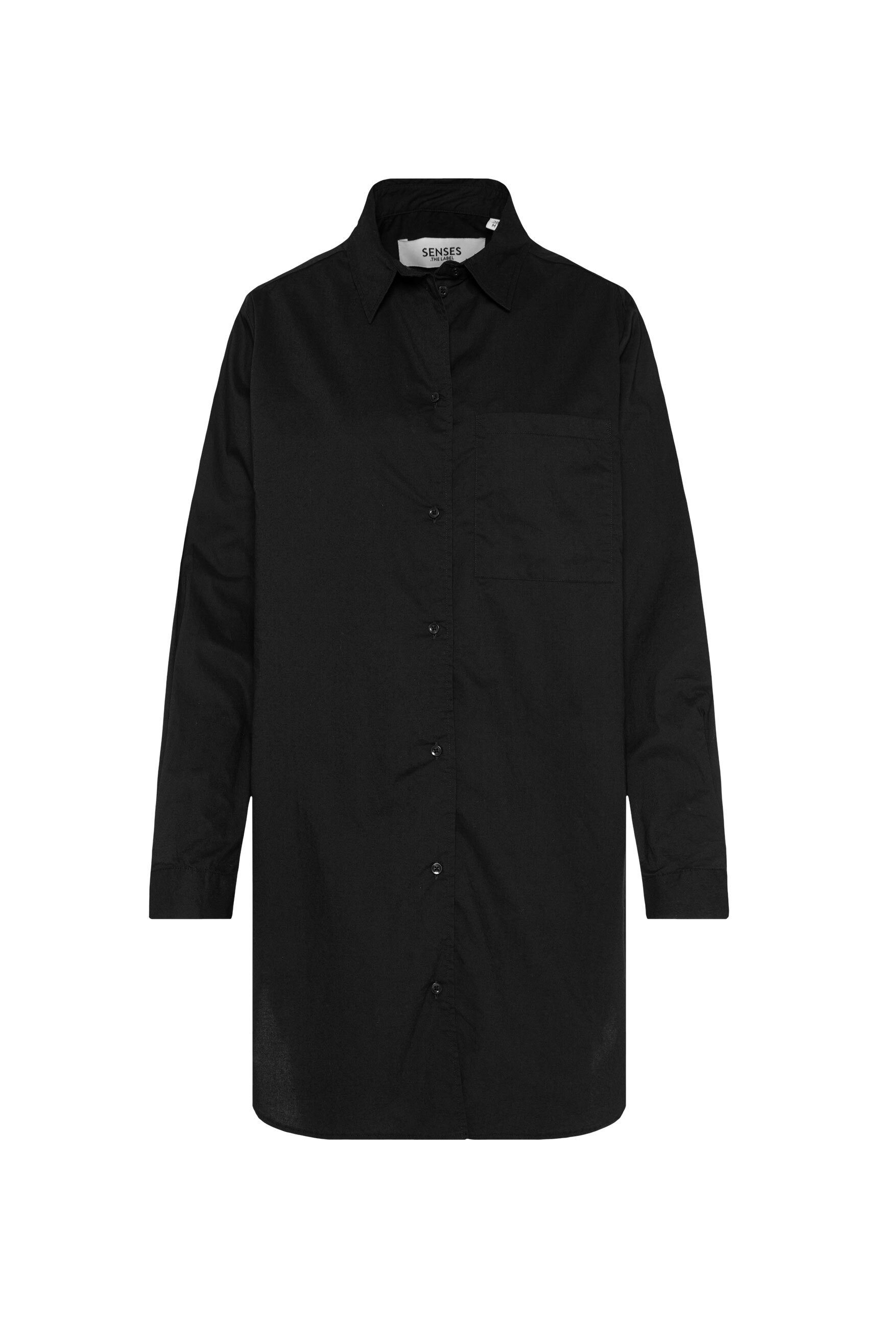 SENSES.THE LABEL Langarmbluse, mit Rückenpasse günstig online kaufen