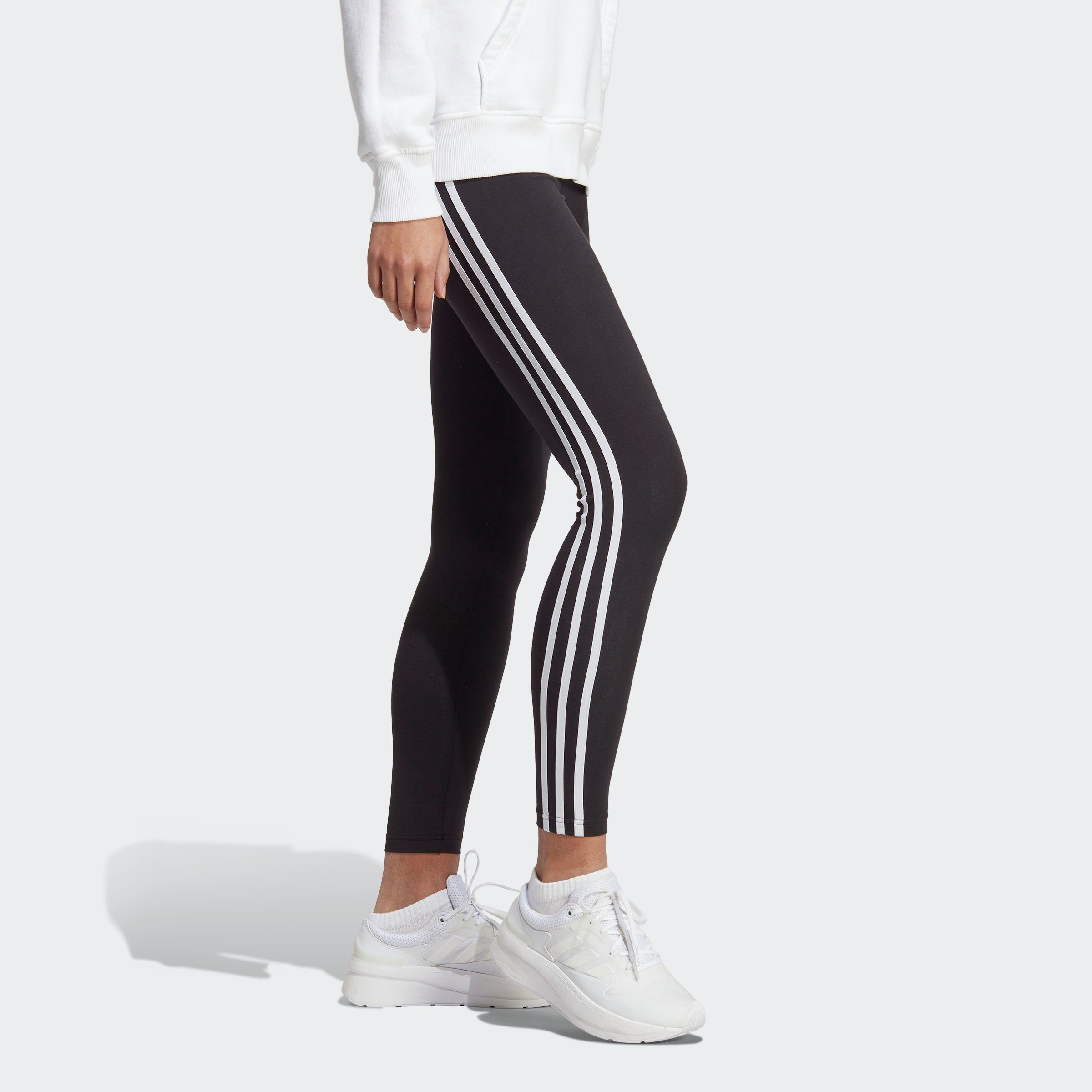 adidas Sportswear ICONS FUTURE (1-tlg) Black Leggings 3-STREIFEN