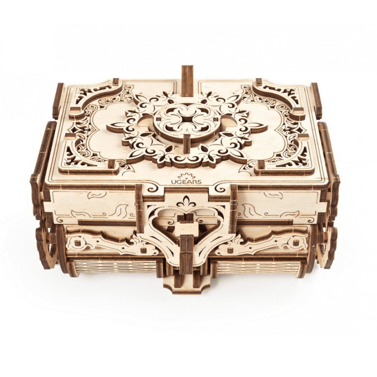 UGEARS Modellbausatz Antiquitäten Box aus Holz, (185-tlg)