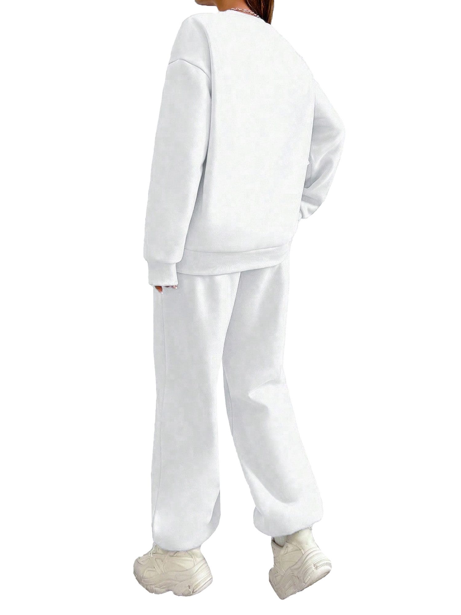 PYLIKE Jogginganzug Damen 2-teiliges Jogging-Set (SET, Sweatshirt & Jogger) günstig online kaufen