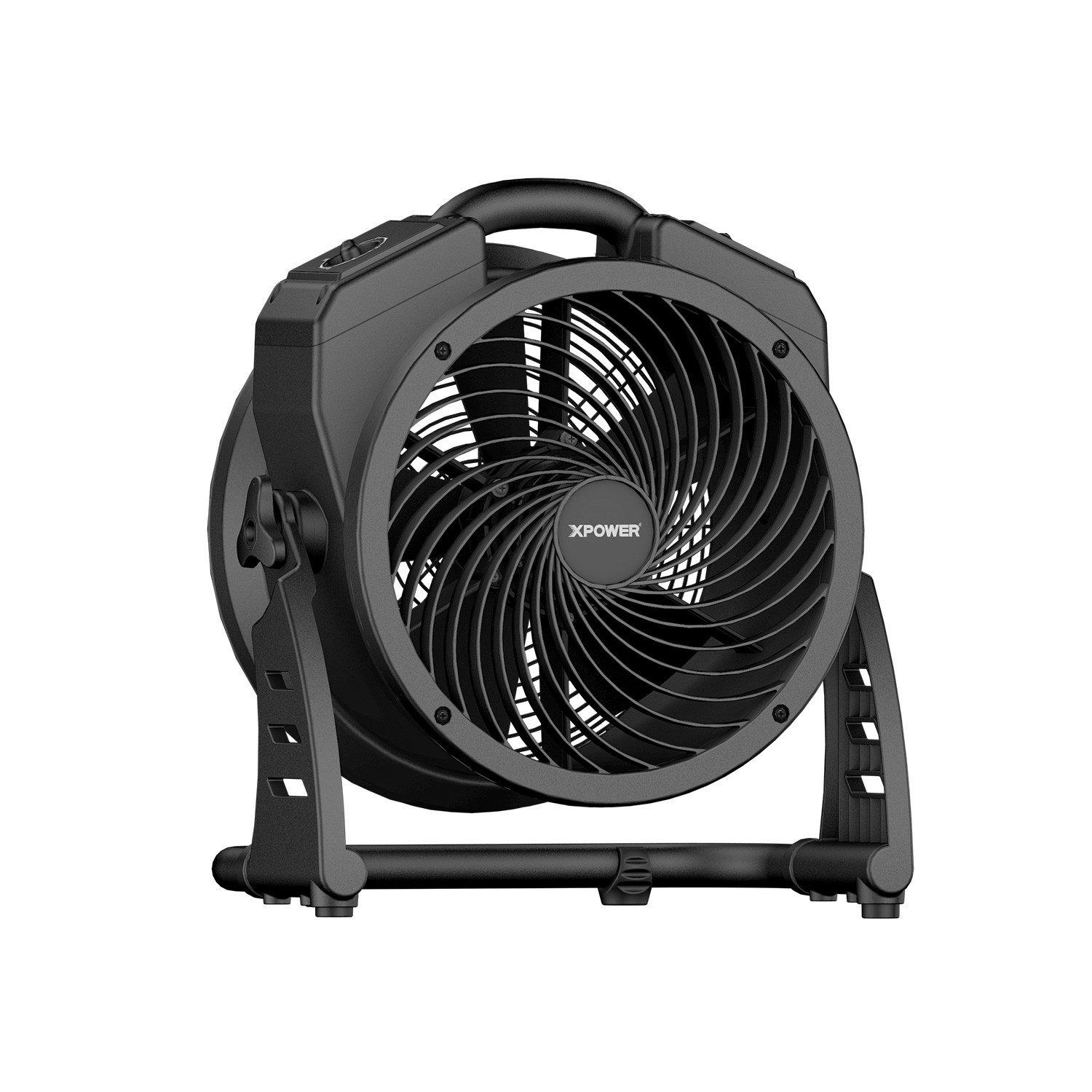 XPOWER Tischventilator FC-100 Mehrzweck 11" Luftumwälz Utility Lüfter Elektro Ventilator, 60W, 900CFM, 3H Timer & 4 Geschwindigkeiten, 41x36x22.5cm