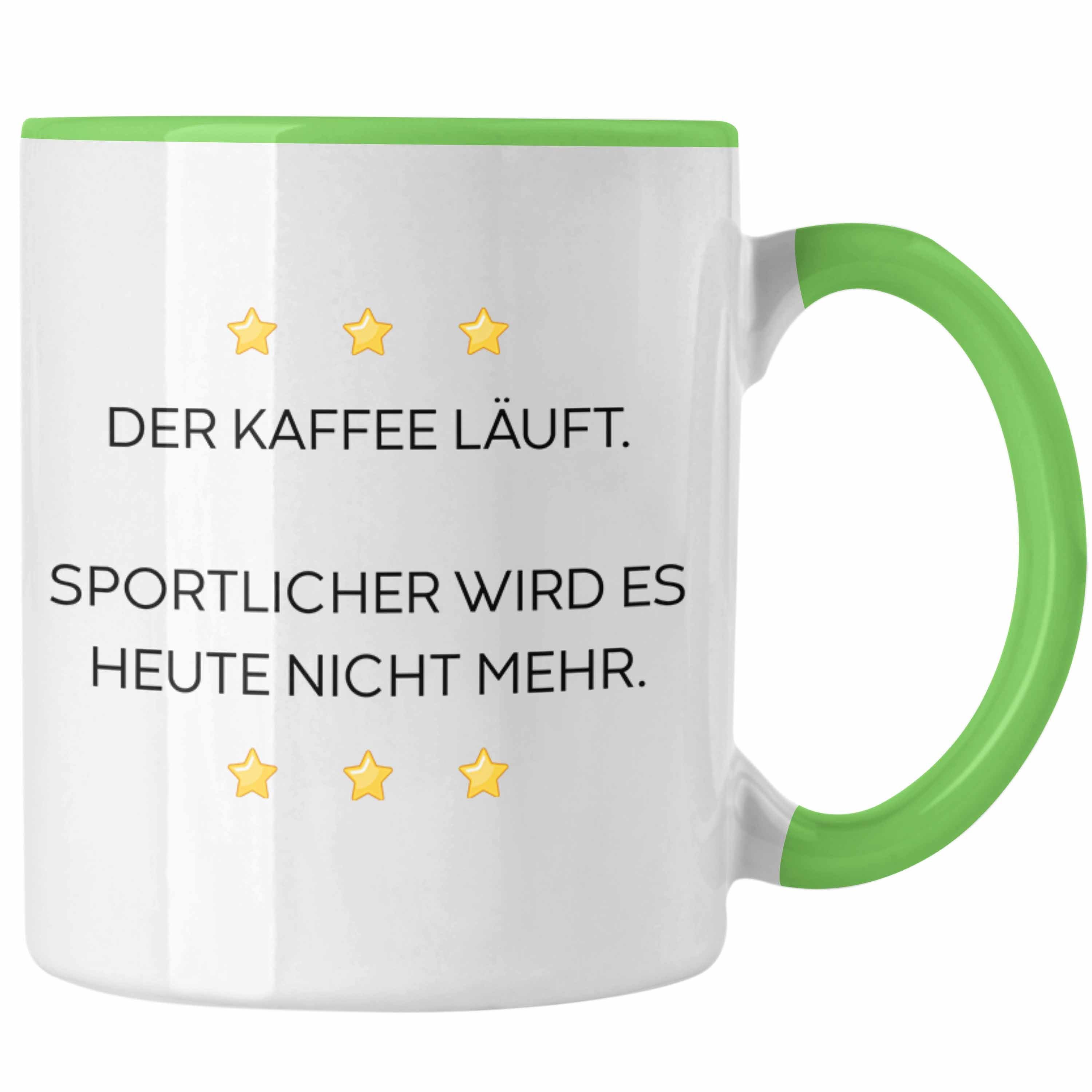 Sarkasmus Büro - Spruch Lustige Sprüchen mit Frauen Trendation Becher Tasse Sport Lustig Kollegin Tasse Arbeit Trendation Geschenk mit Grün für Tassen Männer