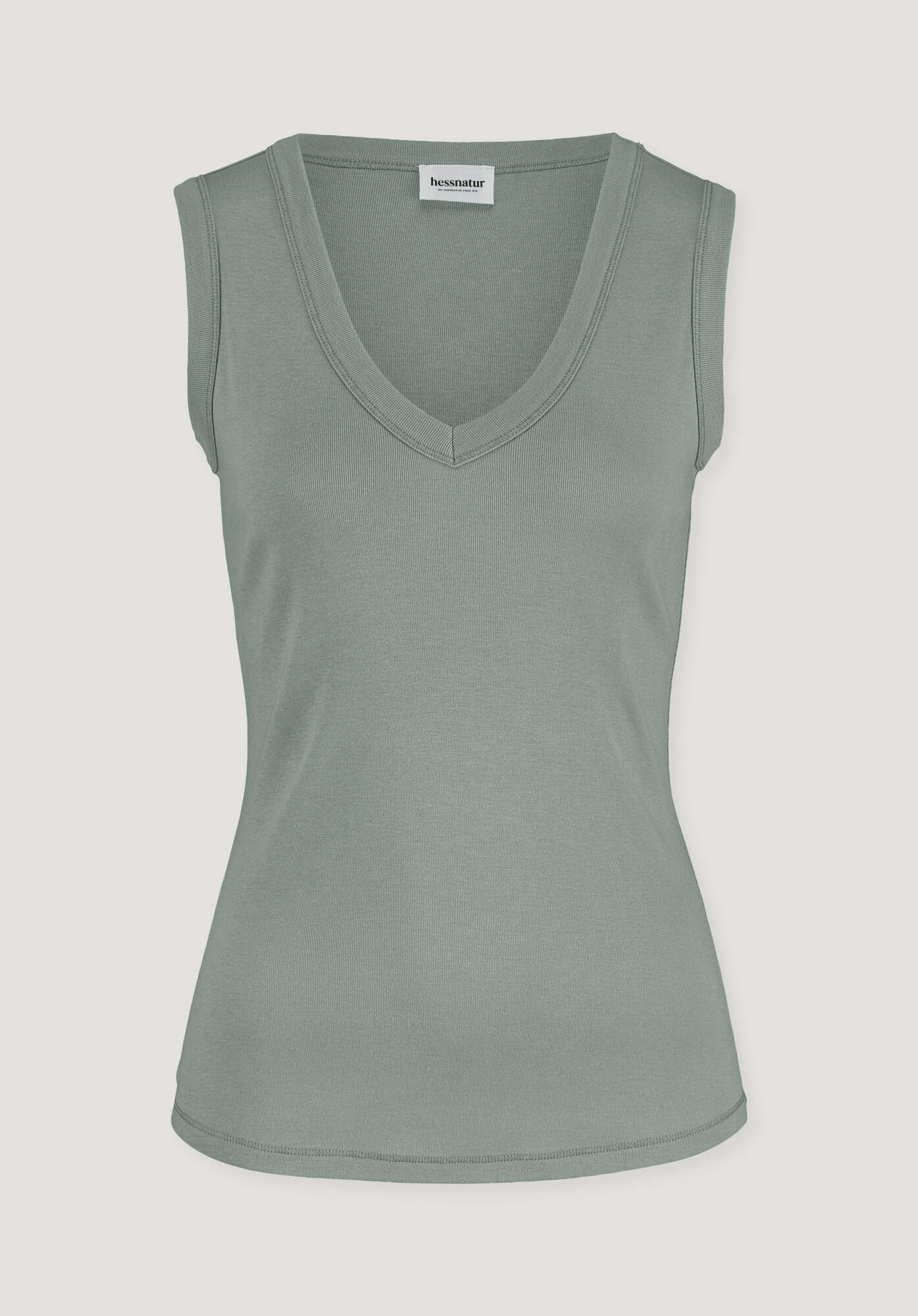 Hessnatur Shirttop Fitted aus Bio-Baumwolle und TENCEL™ Modal (1-tlg)