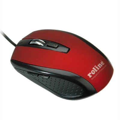 ROLINE Maus, optisch, USB Maus (kabelgebunden)
