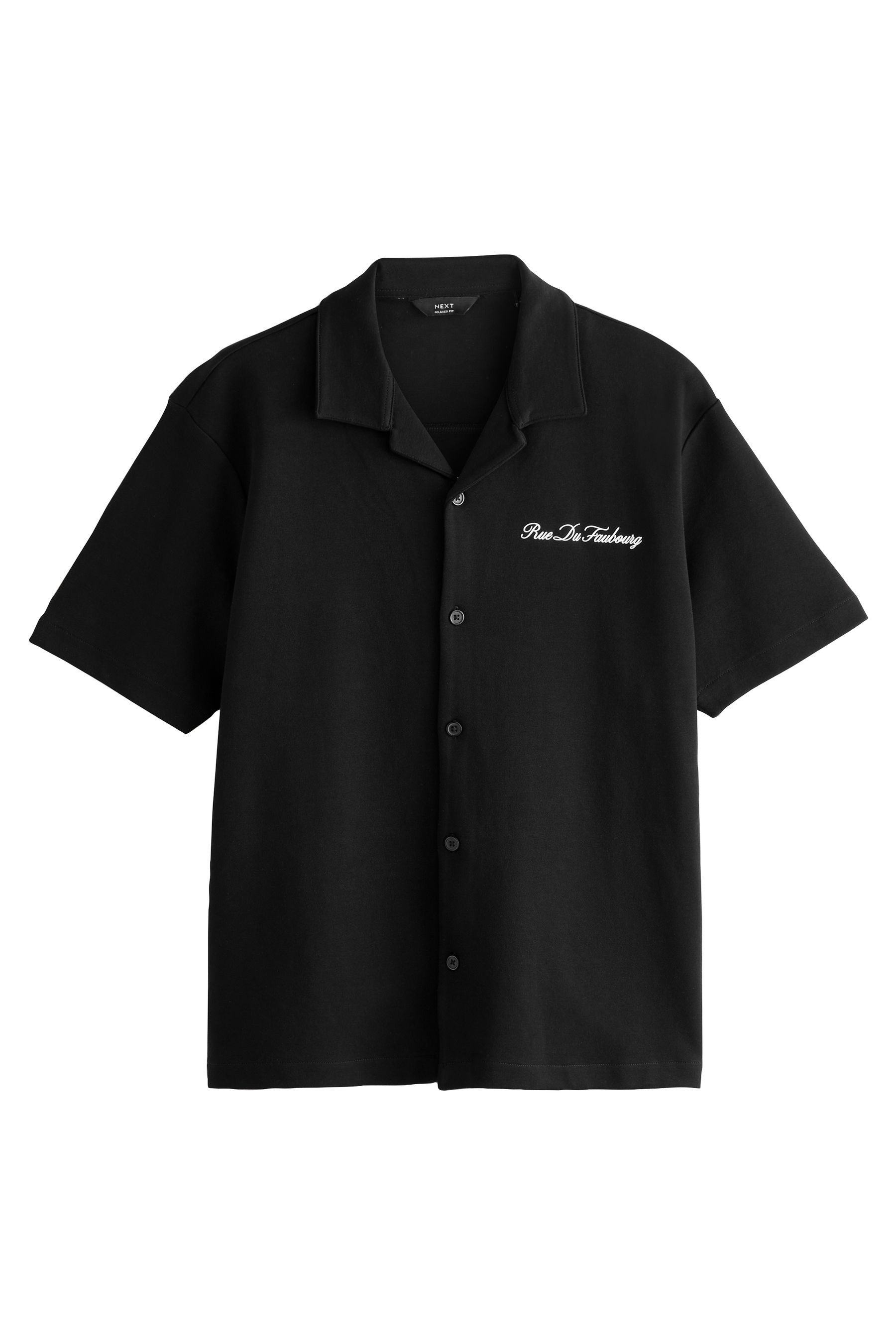 Next Kurzarmhemd Jersey-Hemd mit Grafikprint (1-tlg) günstig online kaufen