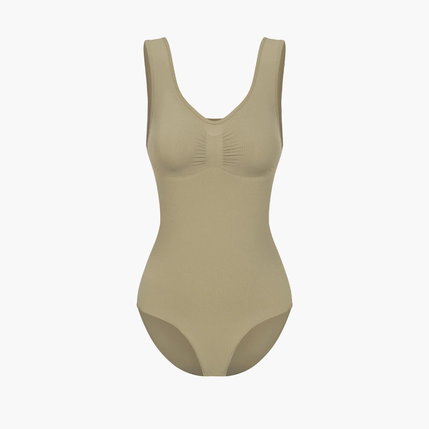 Creamy Fabrics Miederbody Tank Bodysuit Sculpting Shapewear mit Slip-Olive günstig online kaufen