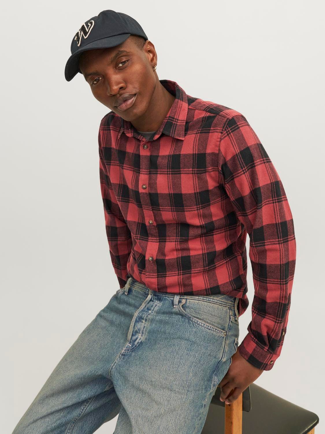 Jack & Jones Langarmhemd JJJOSHUA FALL BUFFALO SHIRT LS günstig online kaufen